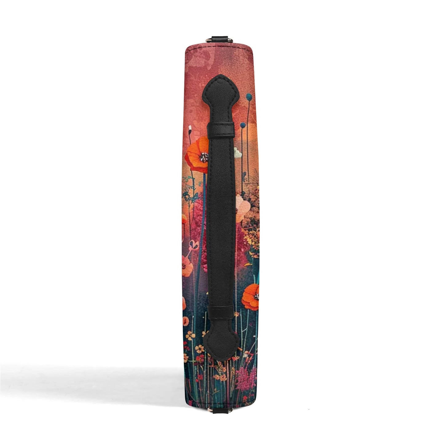 Flowers / Books briefcase with internal pockets