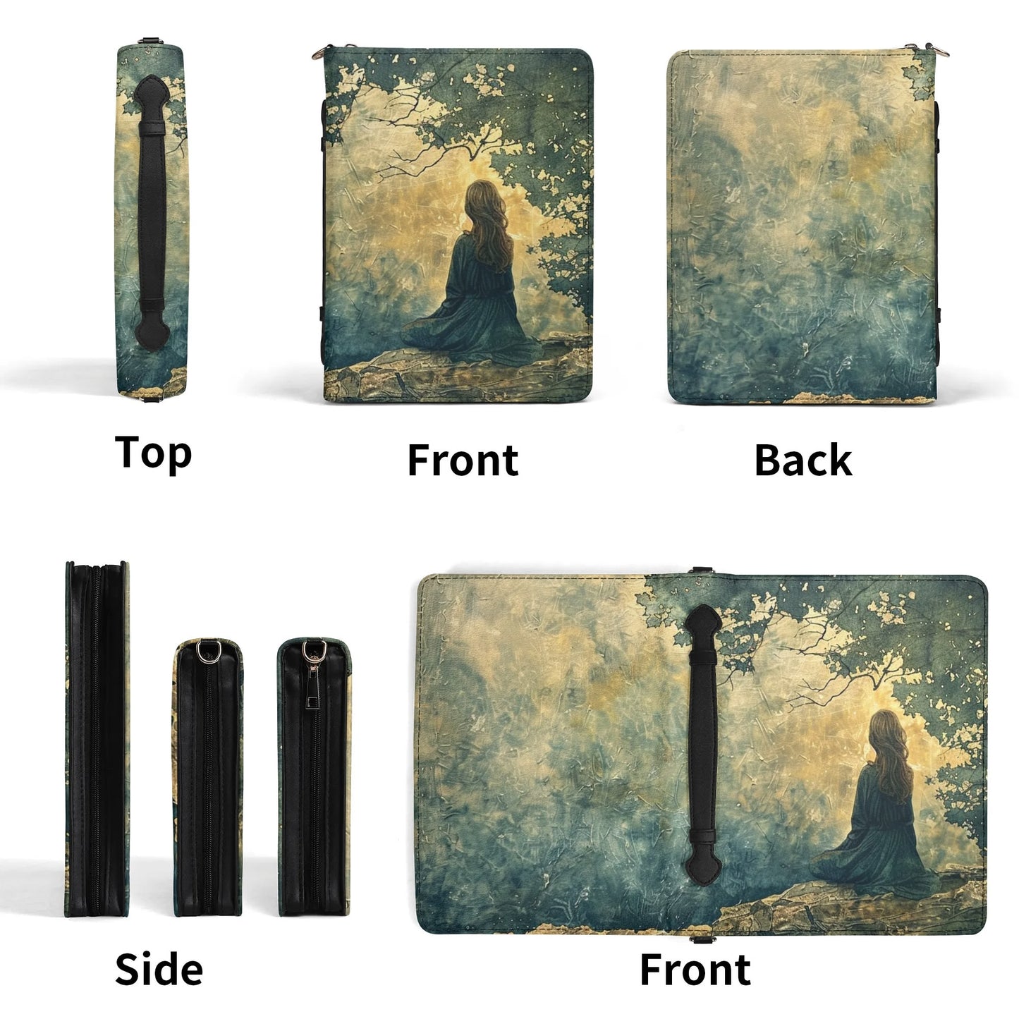 Contemplation / Books briefcase with internal pockets