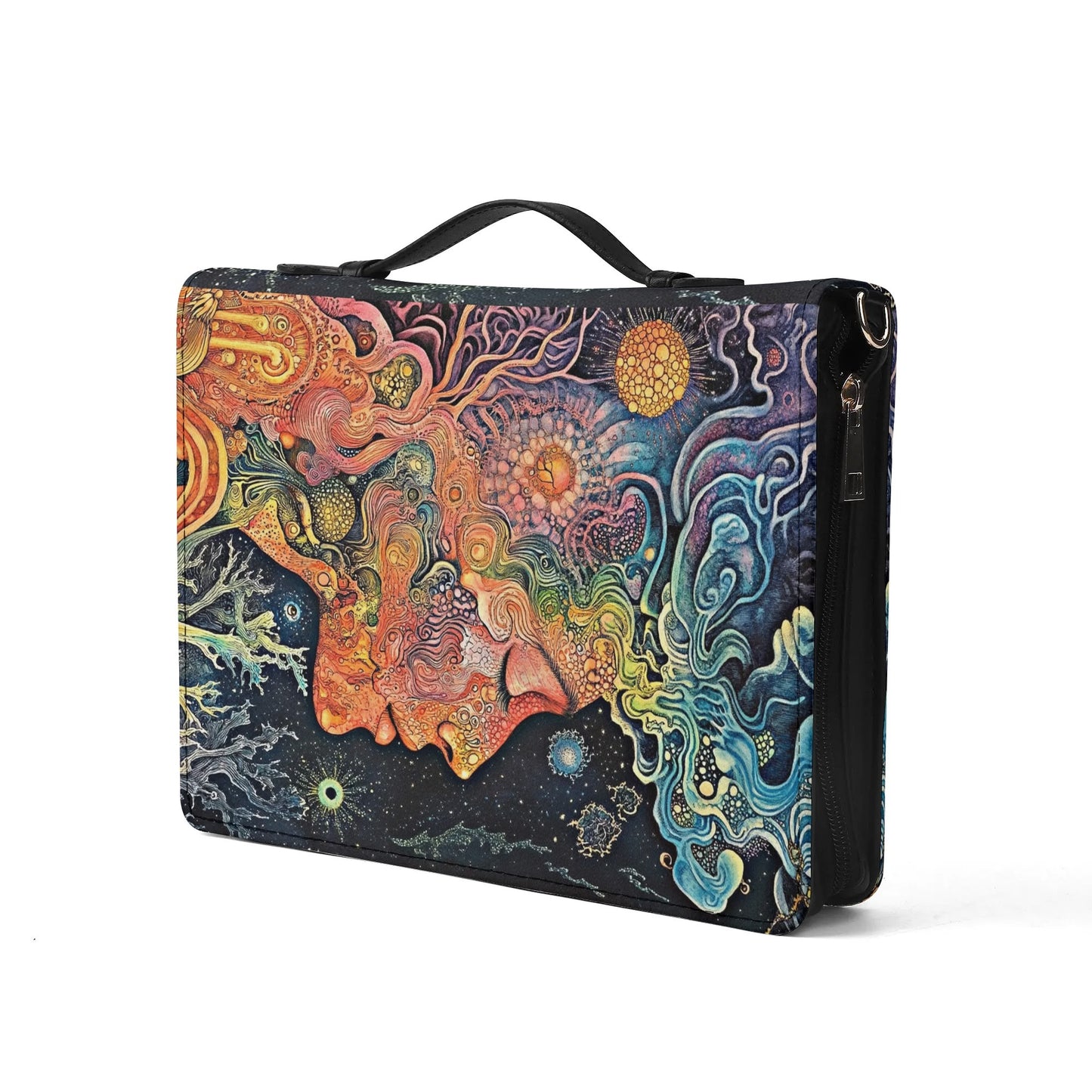 The nymph Daphne / Books briefcase with internal pockets