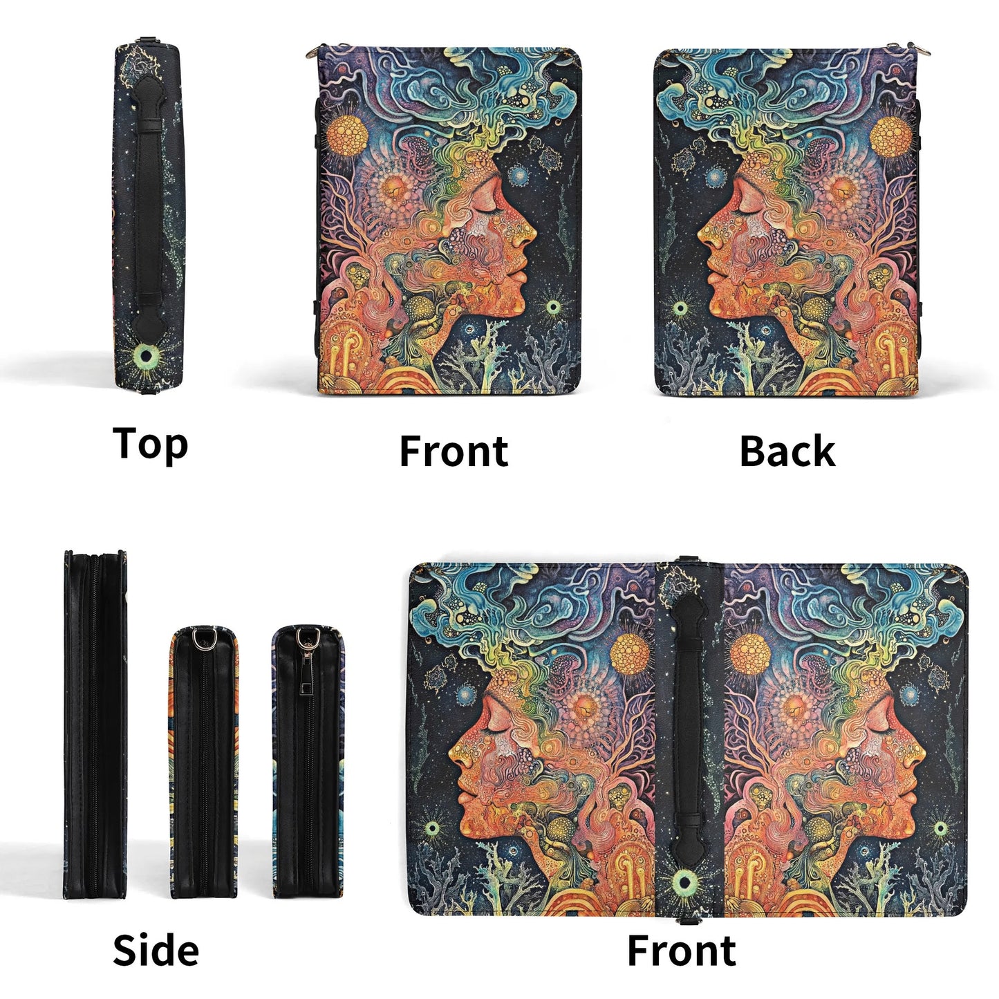 The nymph Daphne / Books briefcase with internal pockets