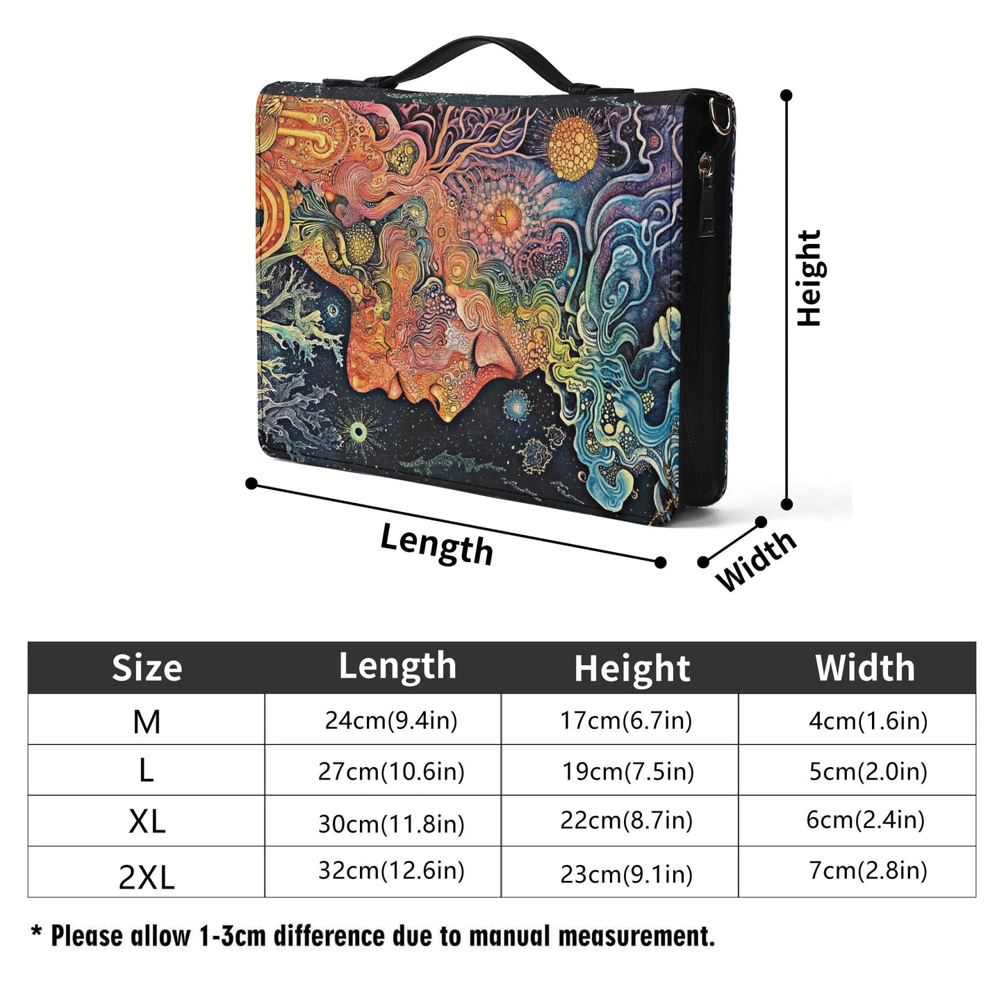 The nymph Daphne / Books briefcase with internal pockets