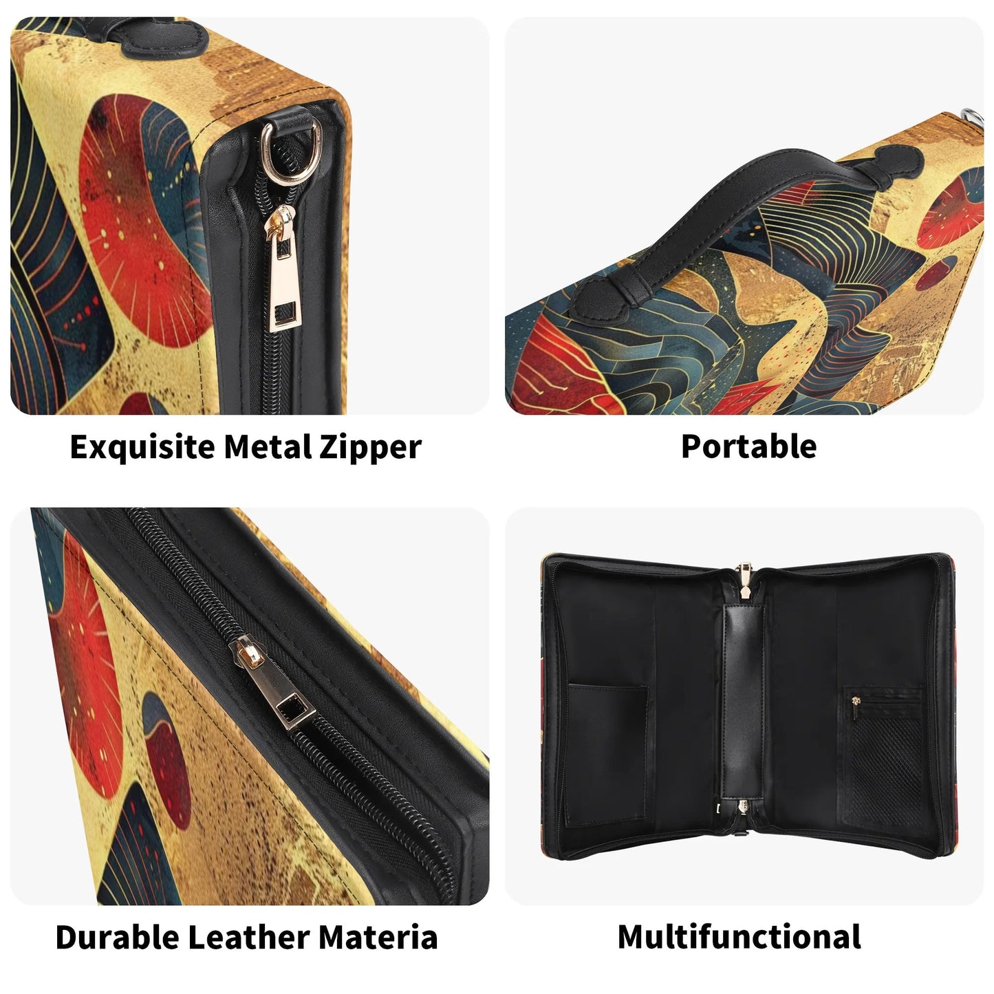 Rainbow Hills / Books briefcase with internal pockets