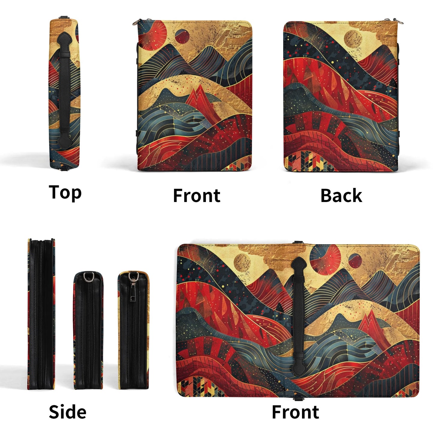 Rainbow Hills / Books briefcase with internal pockets