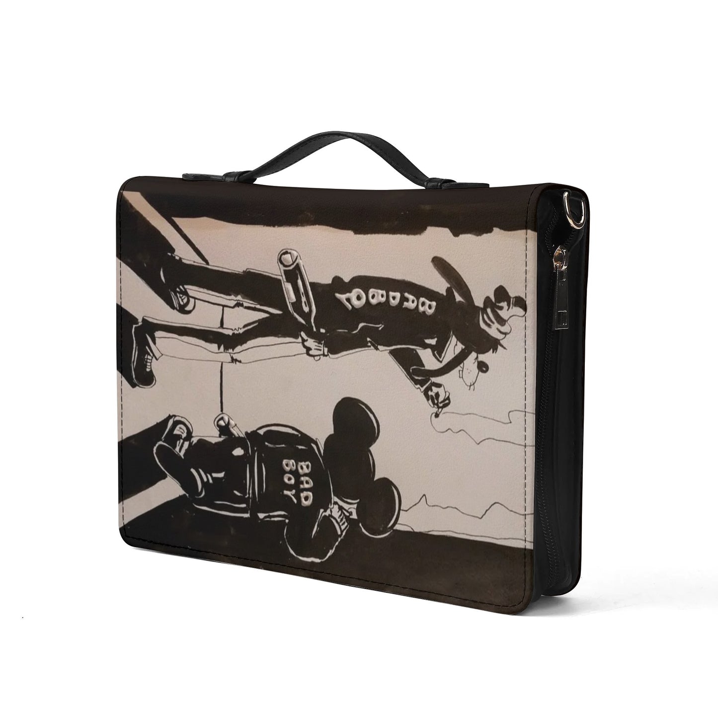 Bad Boys - Goofy and Mickey Mouse / Books briefcase with internal pockets