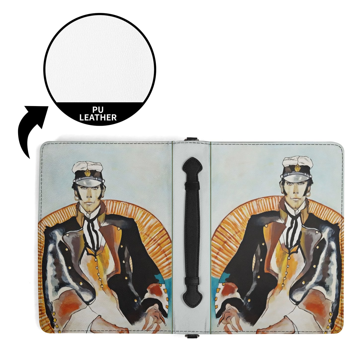 Corto Maltese / Books briefcase with internal pockets