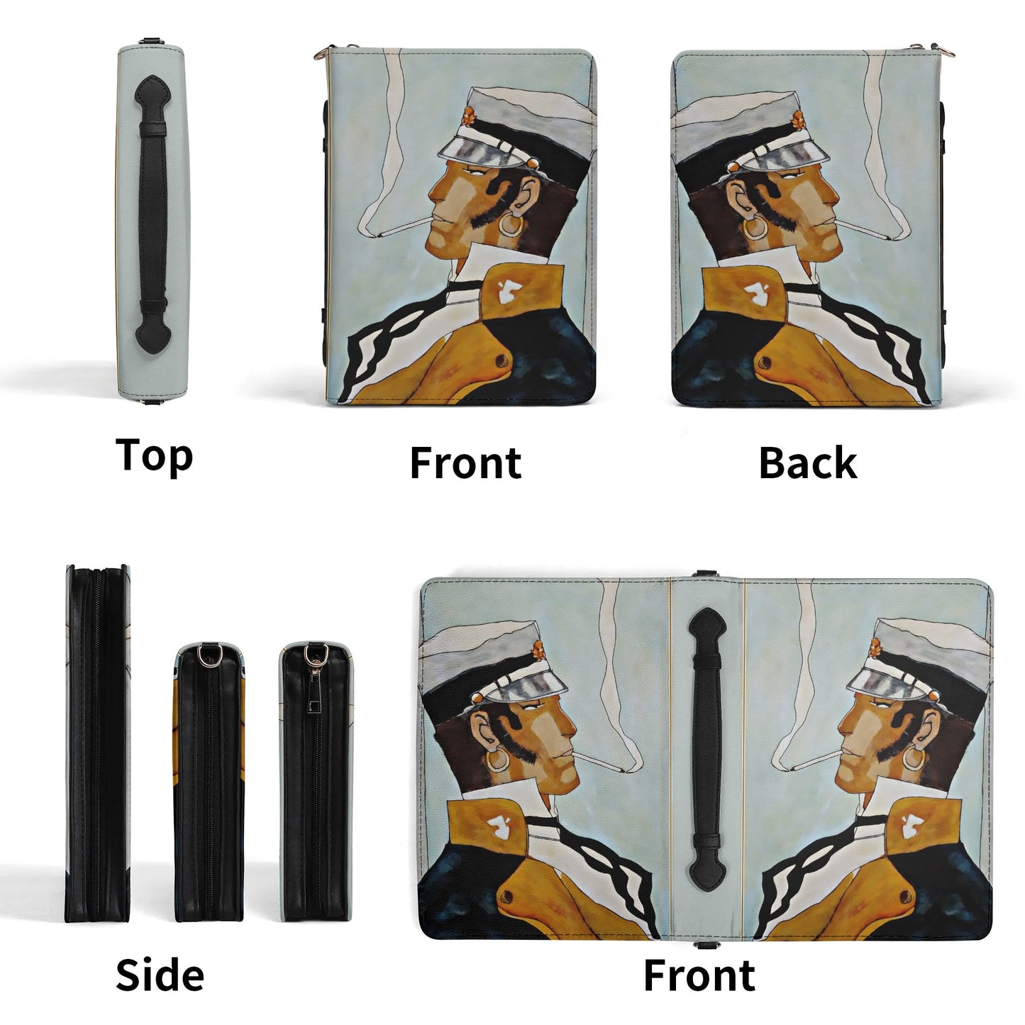 Corto Maltese.2 / Books briefcase with internal pockets