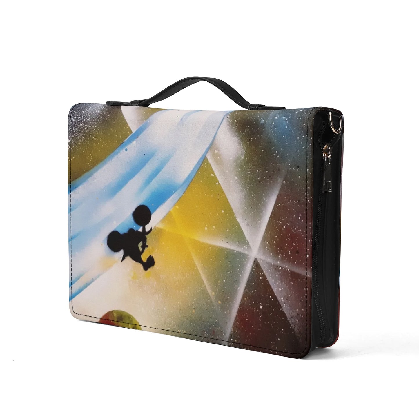 ET-Back to Home / Books briefcase with internal pockets