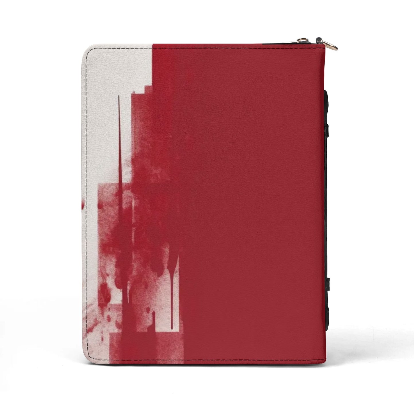 Red Wine / Books briefcase with internal pockets