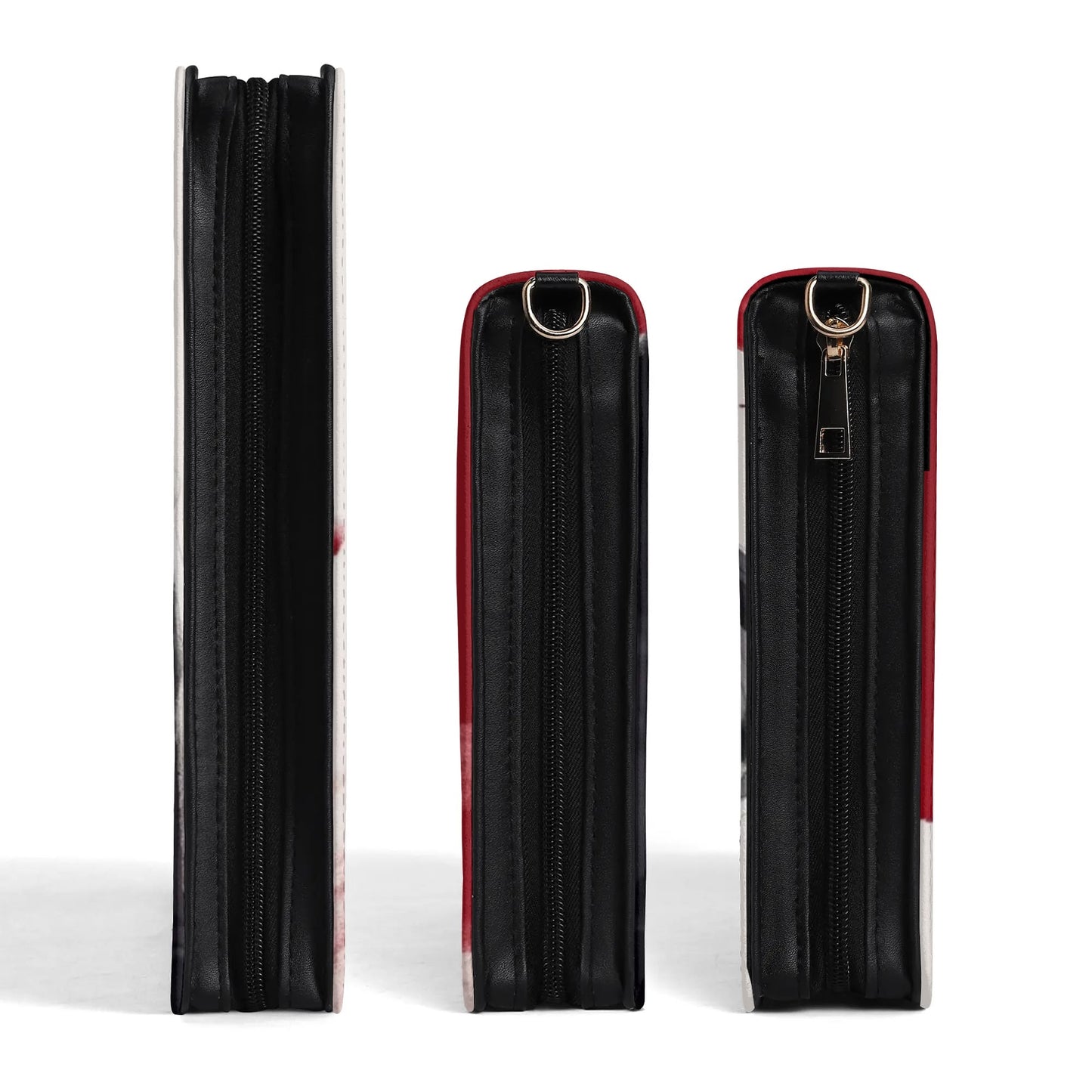 Red Wine / Books briefcase with internal pockets