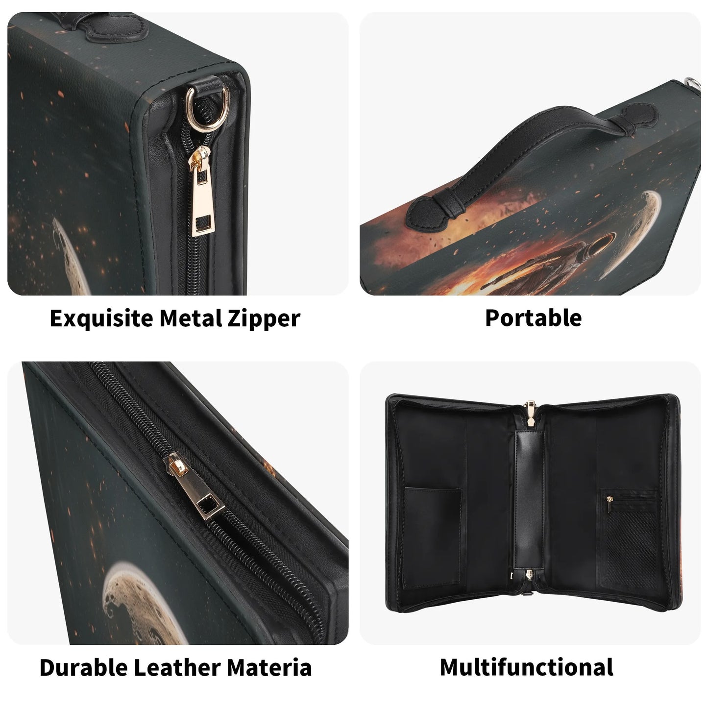 Interstellar / Books briefcase with internal pockets