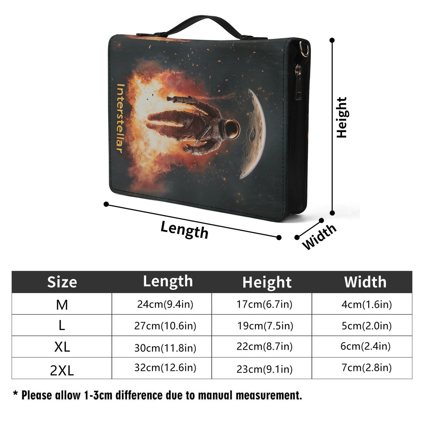 Interstellar / Books briefcase with internal pockets