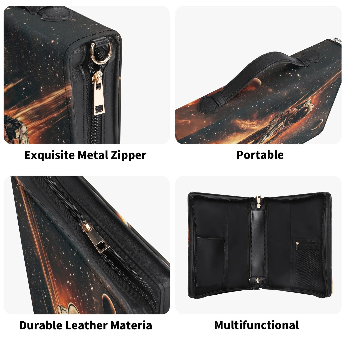 Interstellar.2 / Books briefcase with internal pockets