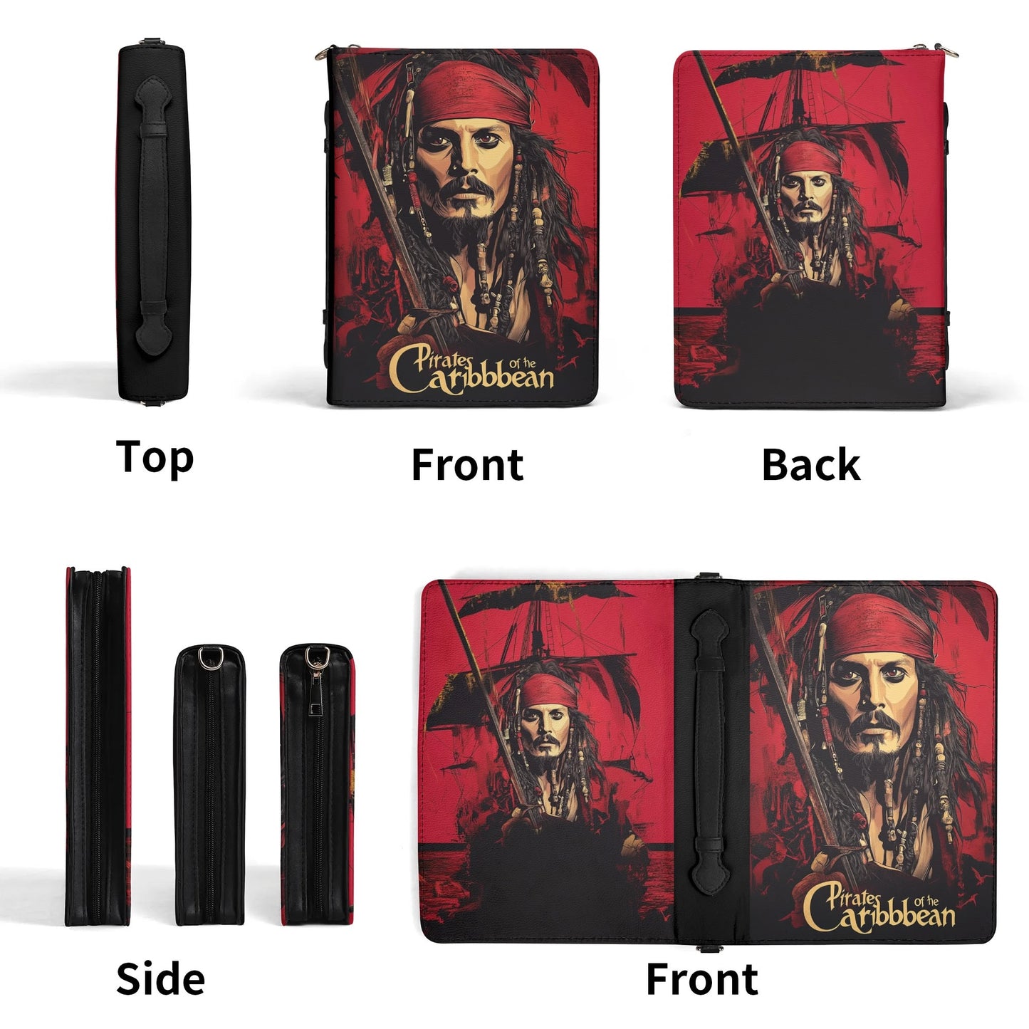 Pirates of the Carribean / Books briefcase with internal pockets
