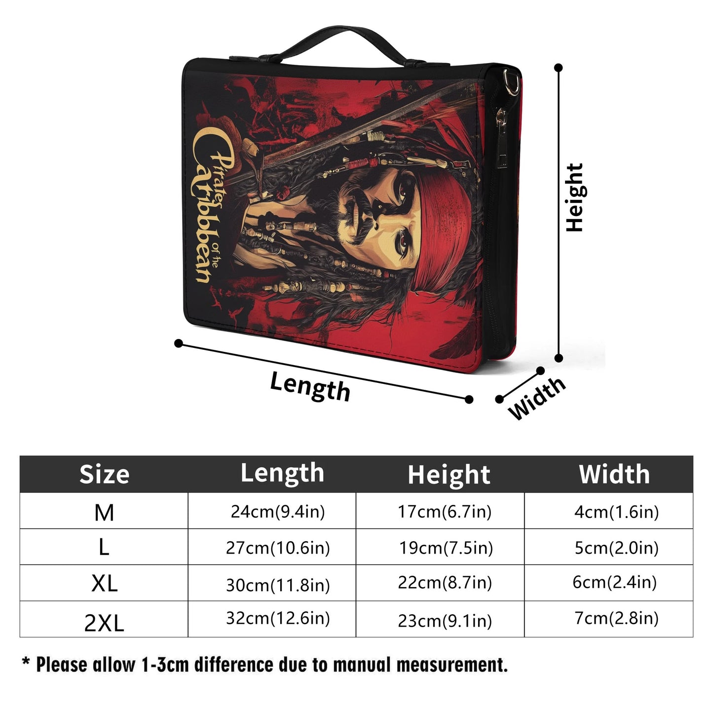 Pirates of the Carribean / Books briefcase with internal pockets