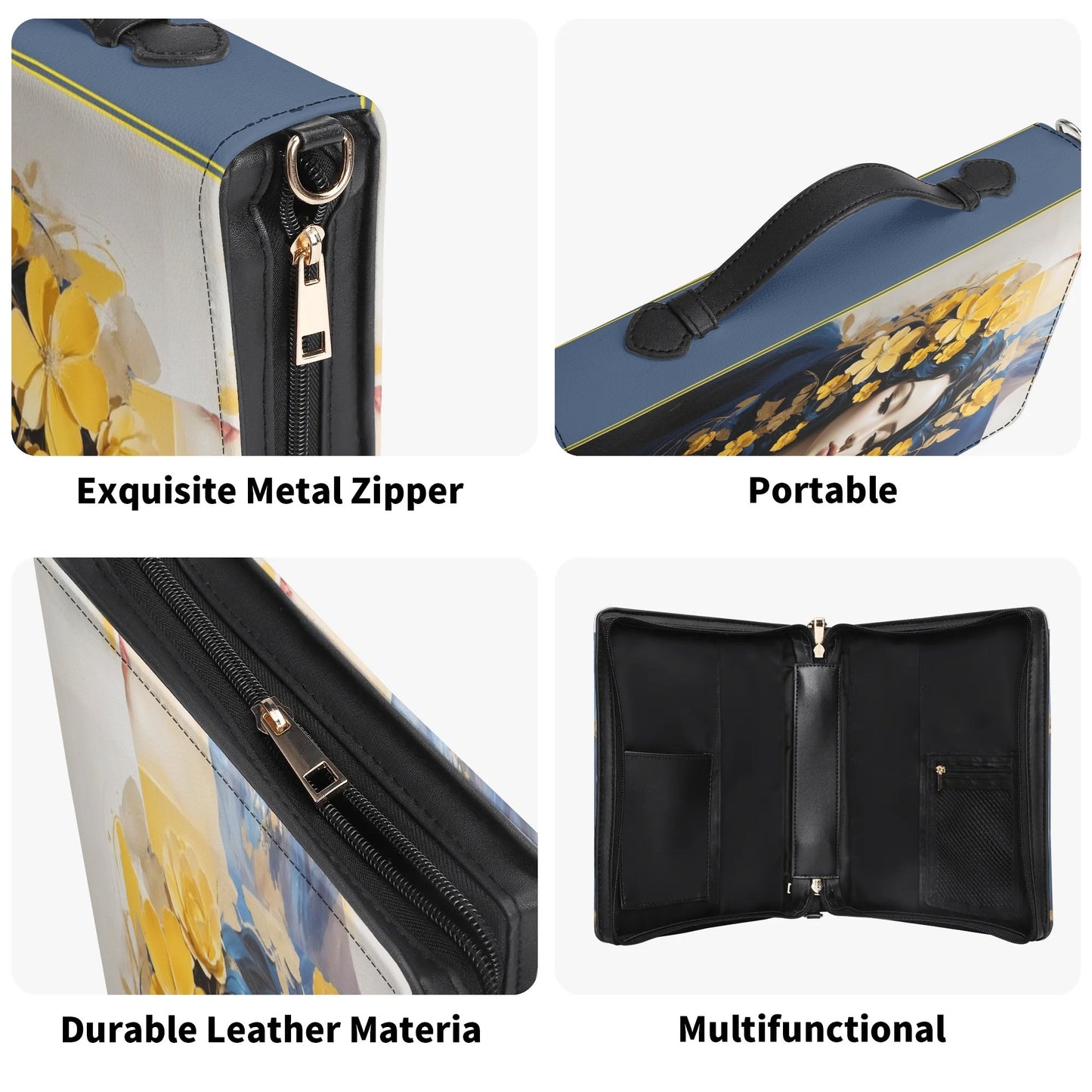Coreopsis / Books briefcase with internal pockets
