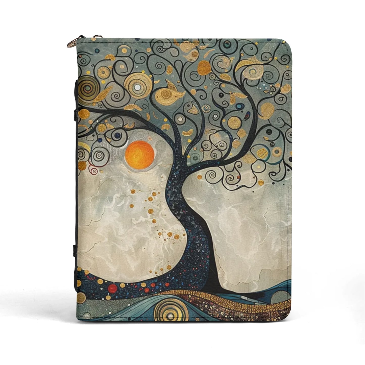 Flowering Tree / Books briefcase with internal pockets