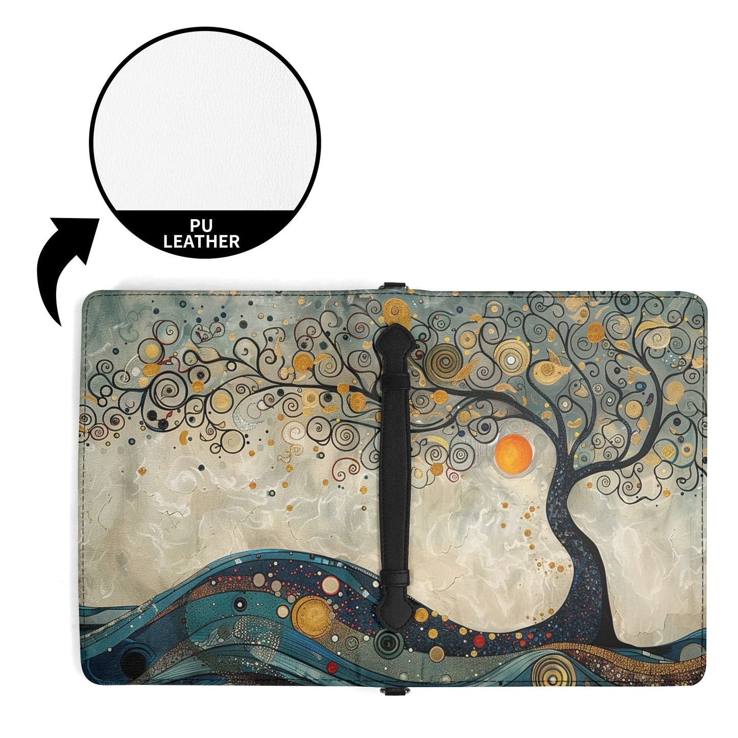 Flowering Tree / Books briefcase with internal pockets