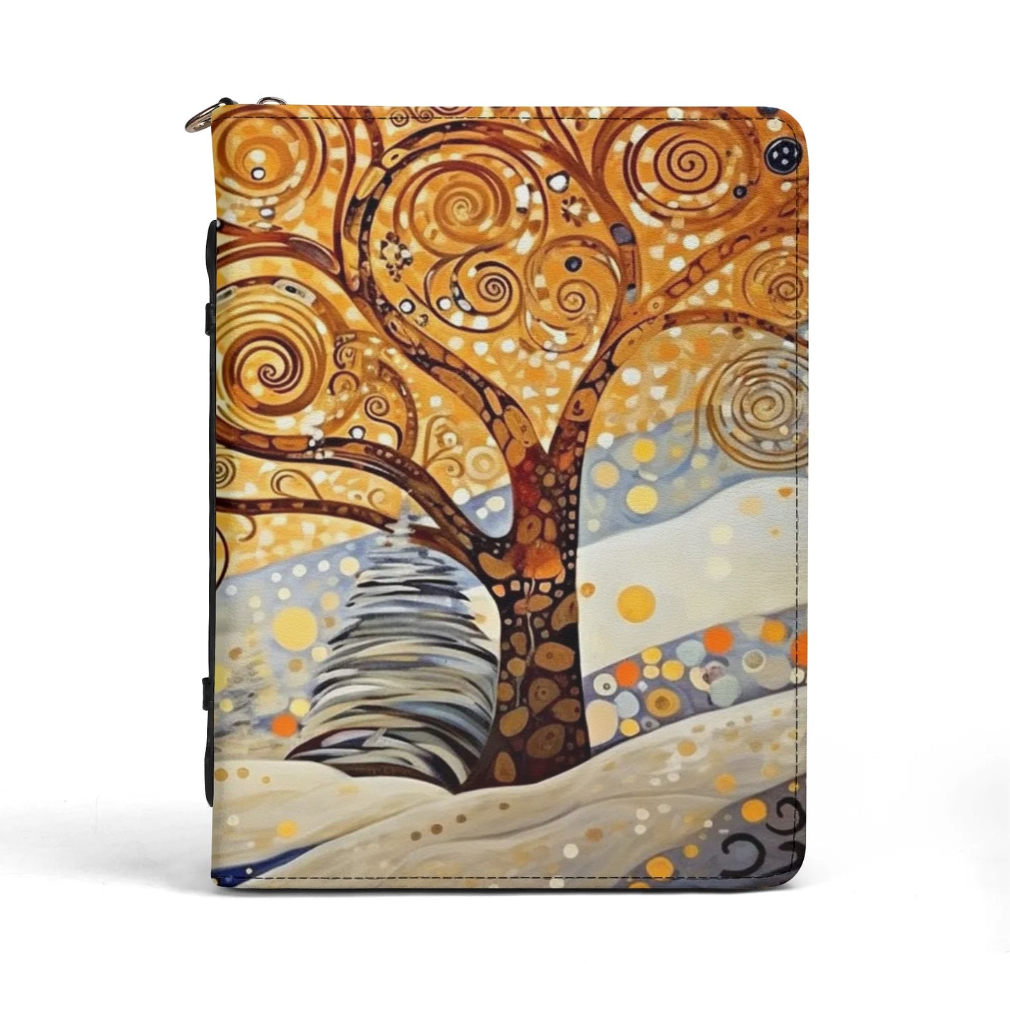 Winter Tree / Books briefcase with internal pockets