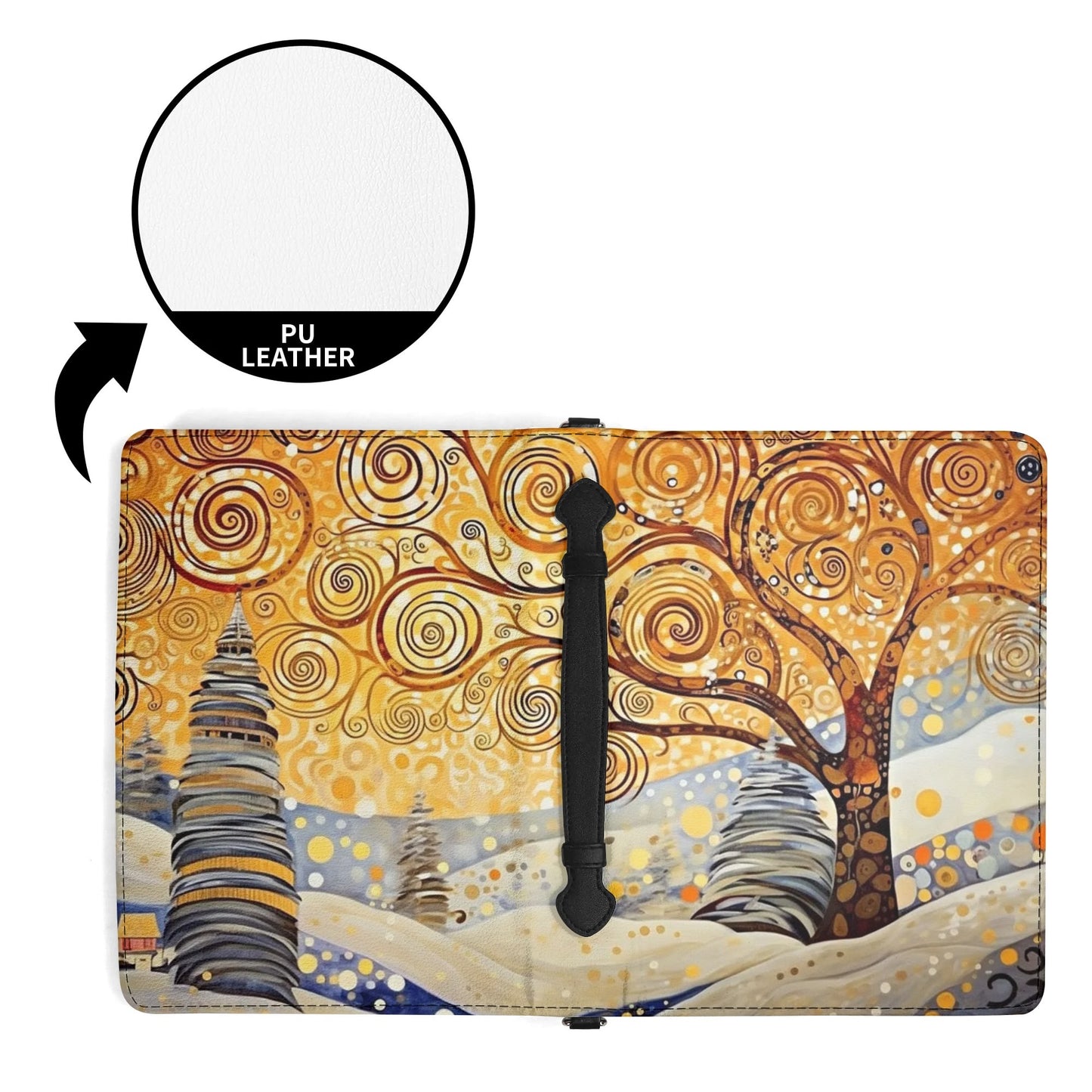 Winter Tree / Books briefcase with internal pockets