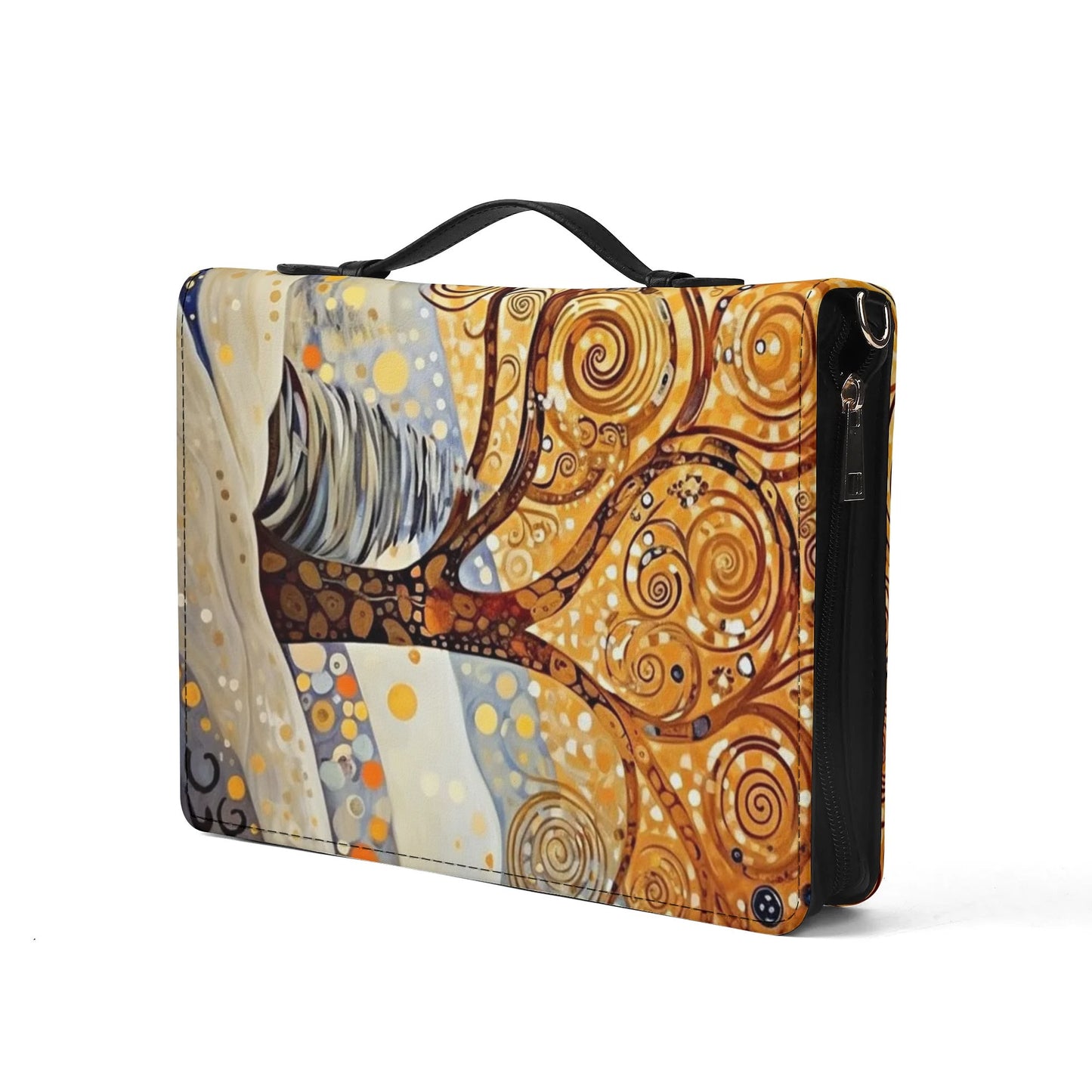 Winter Tree / Books briefcase with internal pockets