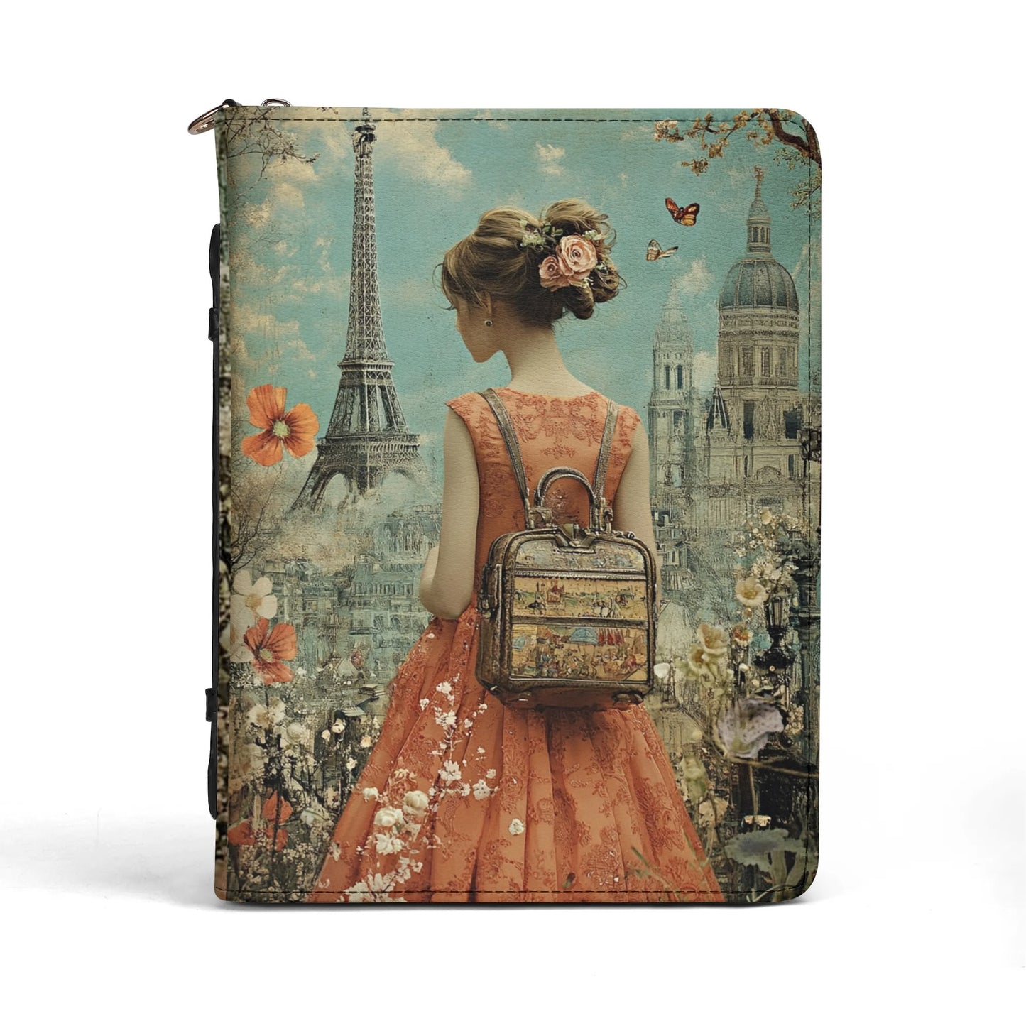 Dreaming of Paris / Books briefcase with internal pockets