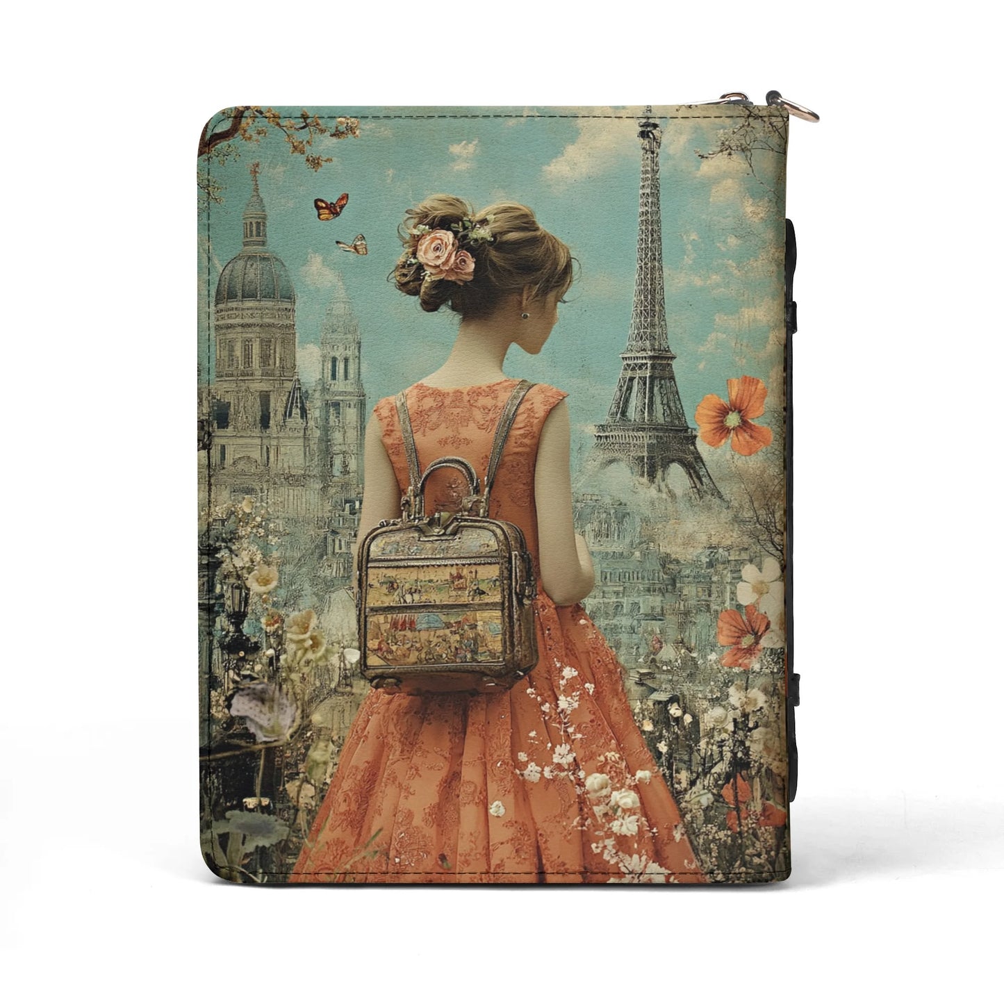 Dreaming of Paris / Books briefcase with internal pockets
