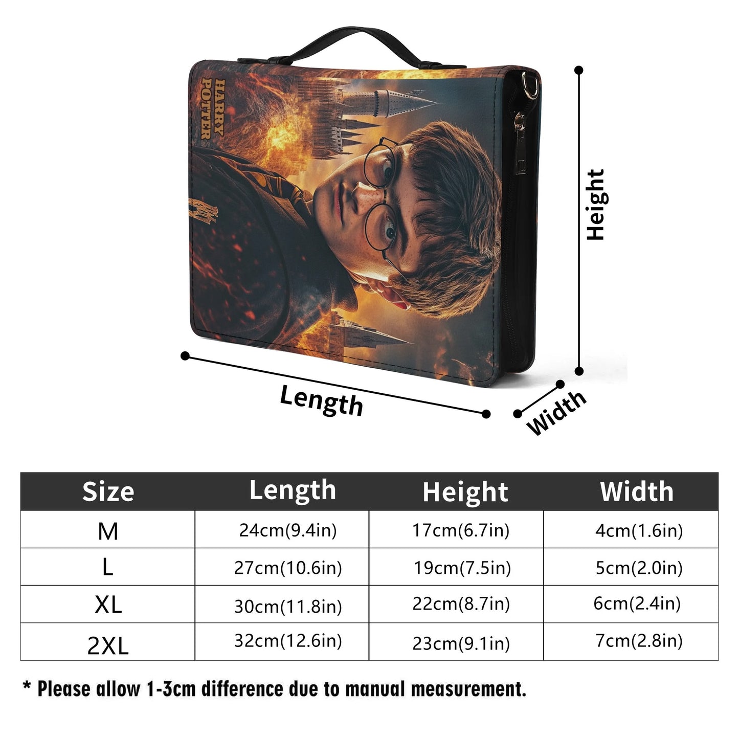 Harry Potter / Books briefcase with internal pockets
