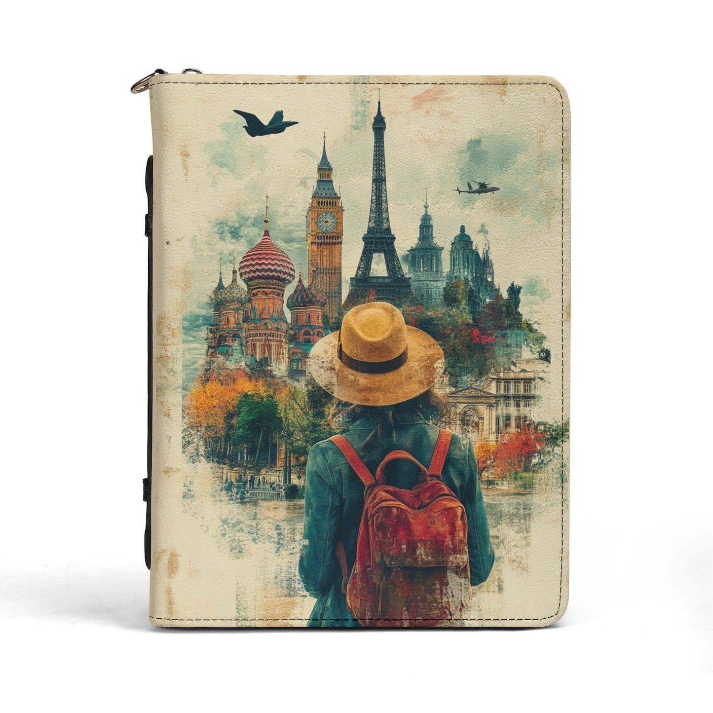 Holidays / Books briefcase with internal pockets
