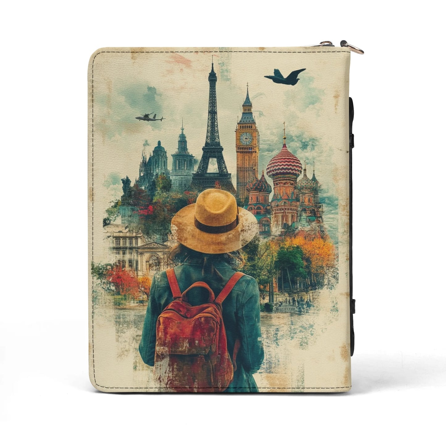 Holidays / Books briefcase with internal pockets