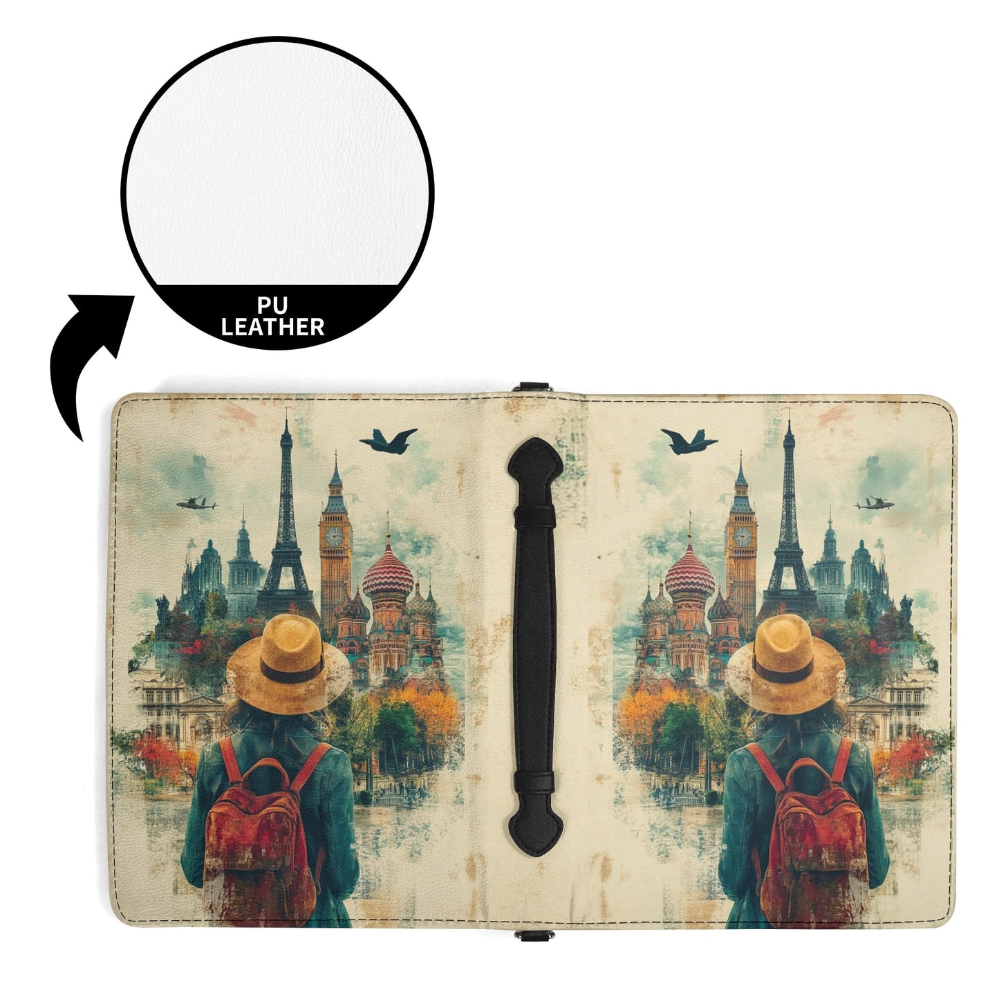 Holidays / Books briefcase with internal pockets