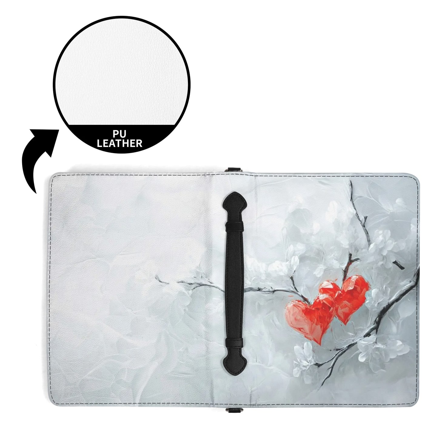 Happy Valentine / Books briefcase with internal pockets
