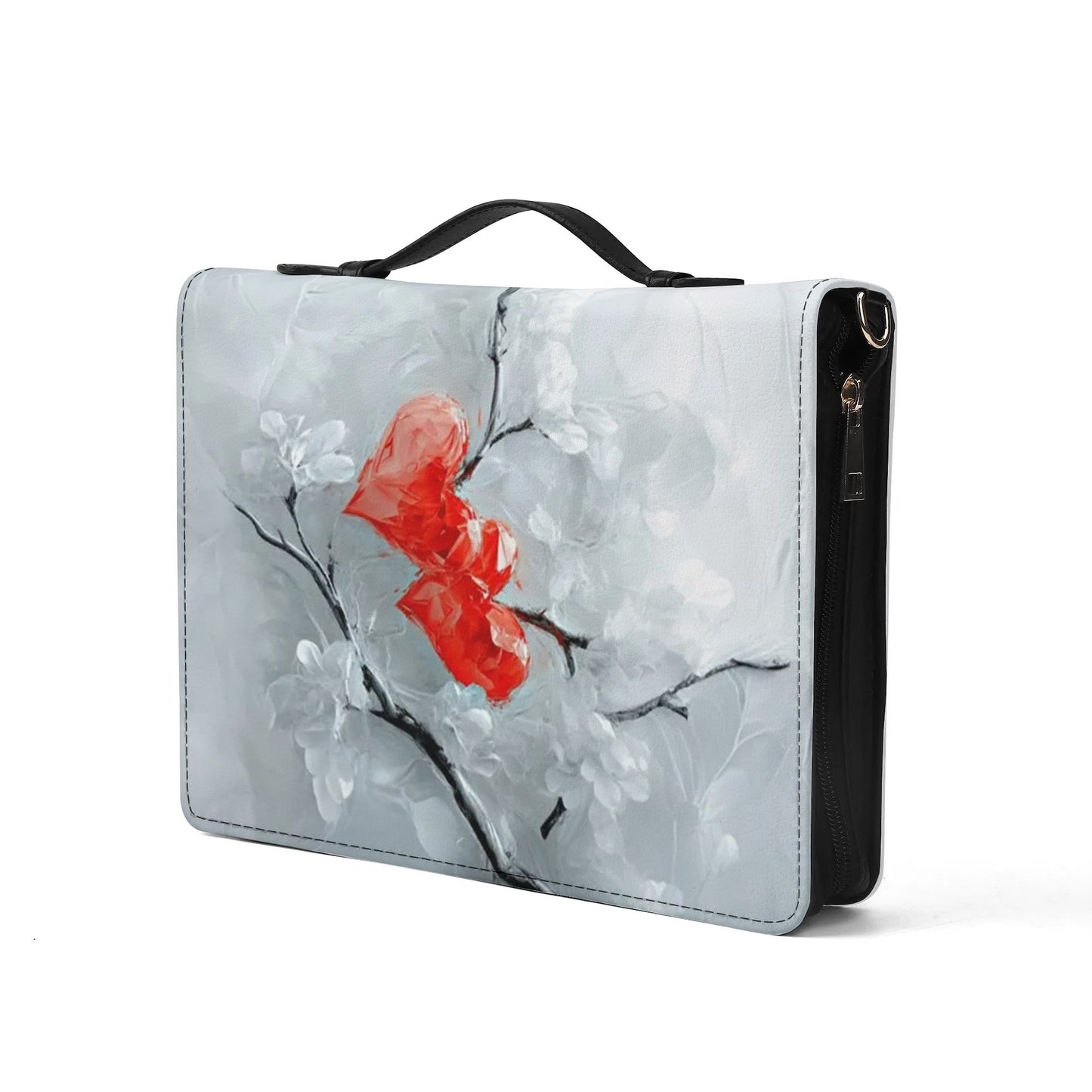 Happy Valentine / Books briefcase with internal pockets