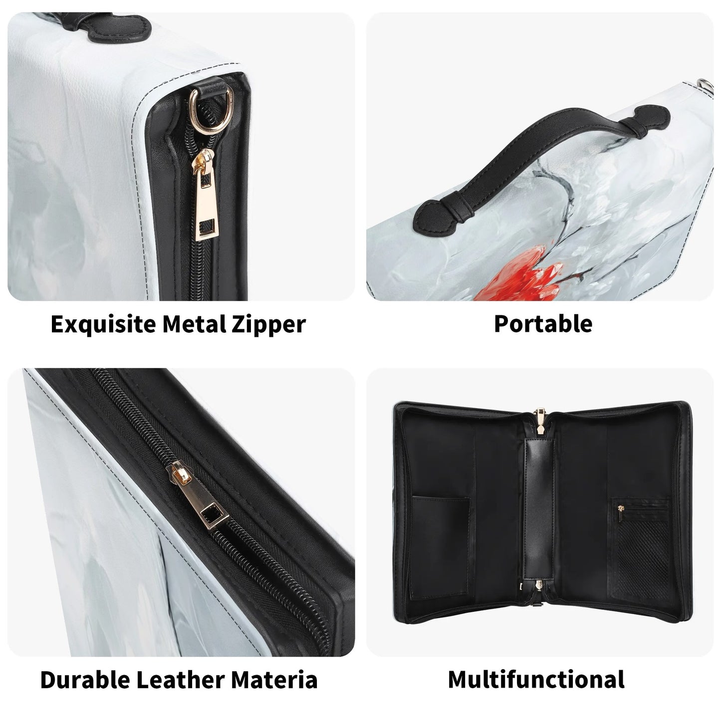 Happy Valentine / Books briefcase with internal pockets