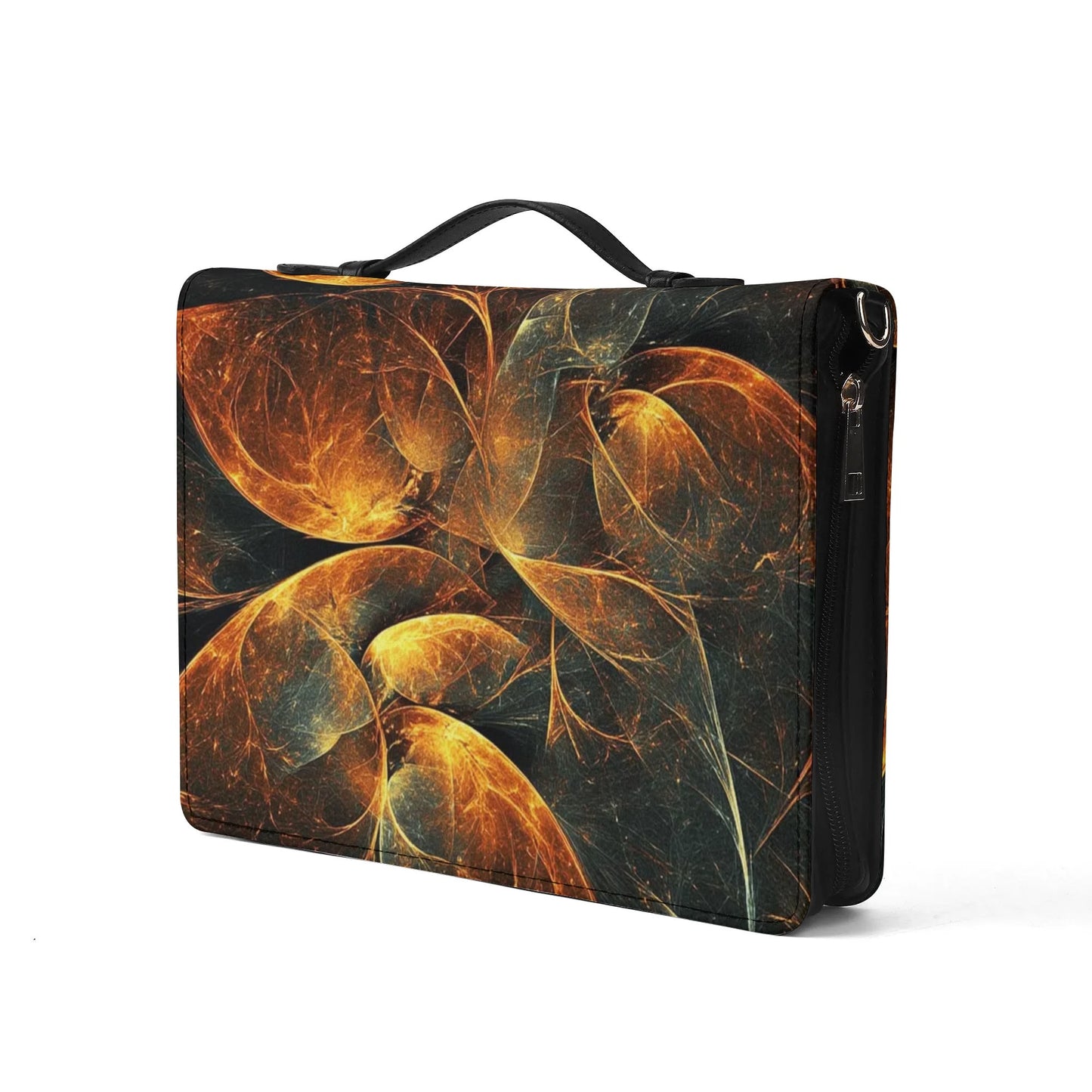 Autumn Leaves / Books briefcase with internal pockets