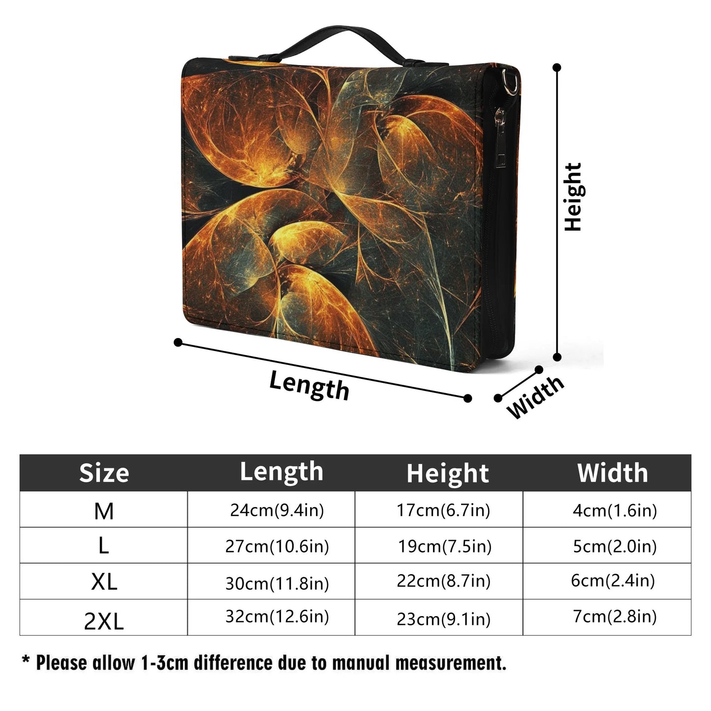 Autumn Leaves / Books briefcase with internal pockets