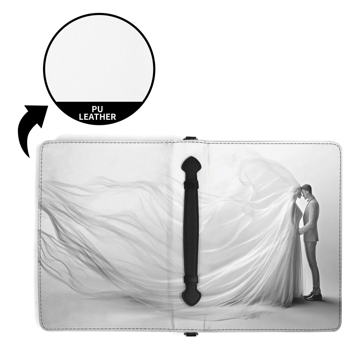 White Wedding / Books briefcase with internal pockets