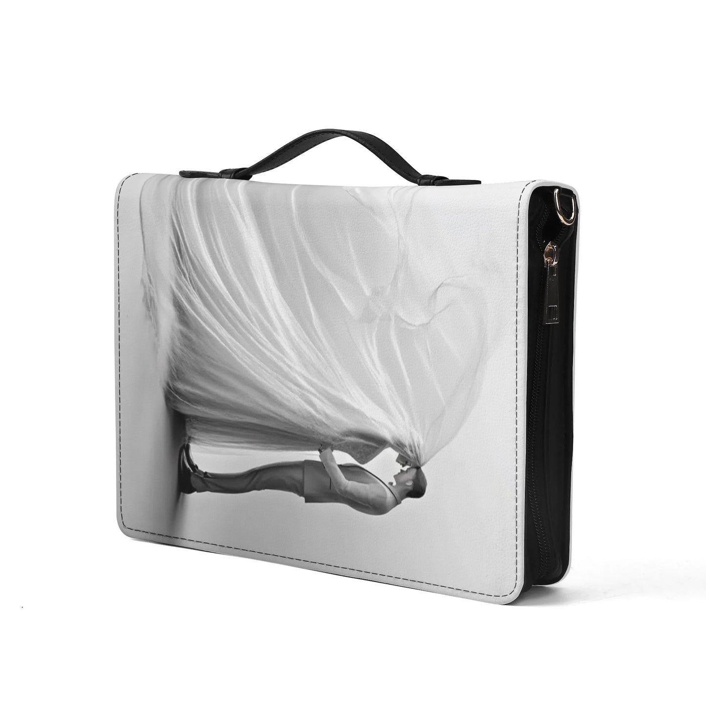 White Wedding / Books briefcase with internal pockets