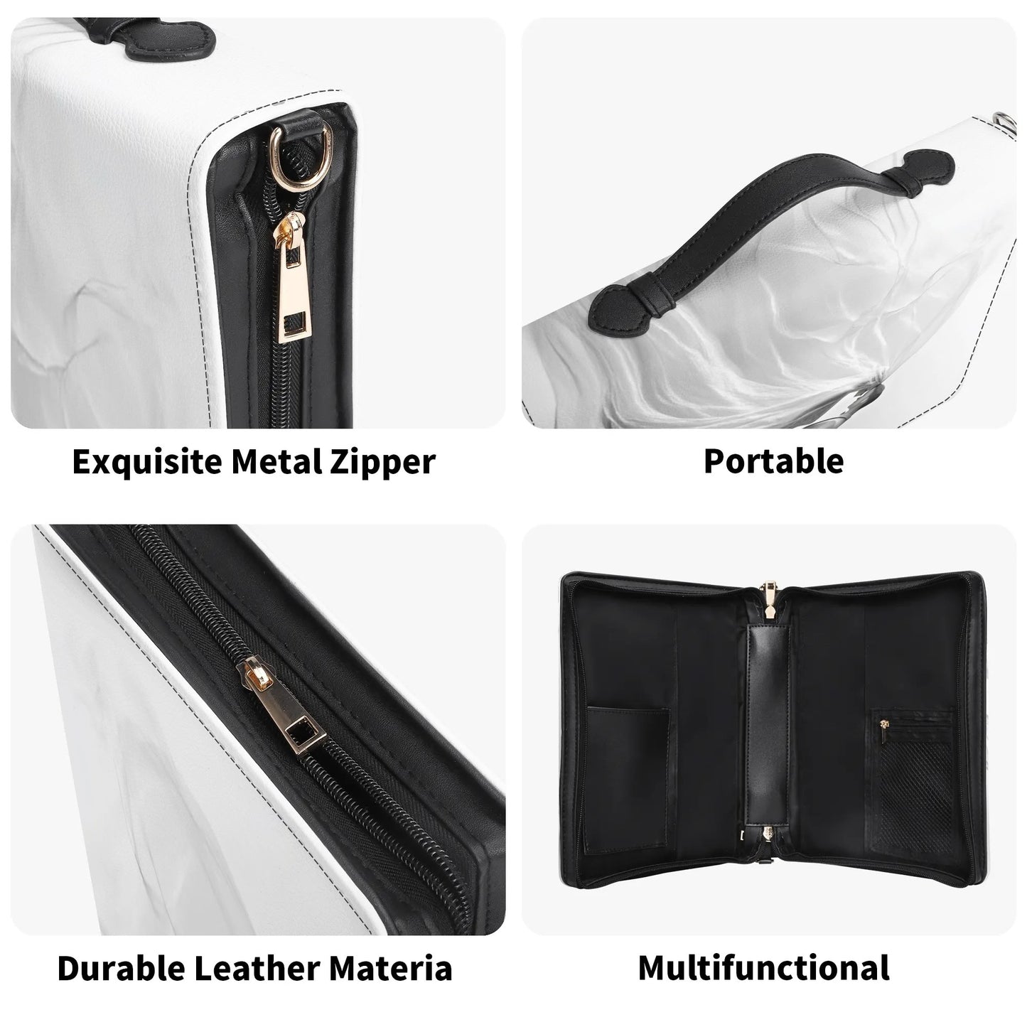 White Wedding / Books briefcase with internal pockets