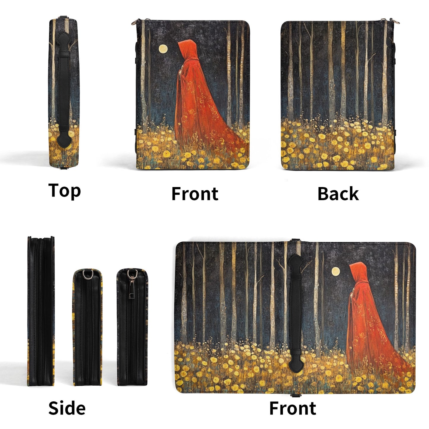 Little Red Riding Hood / Books briefcase with internal pockets
