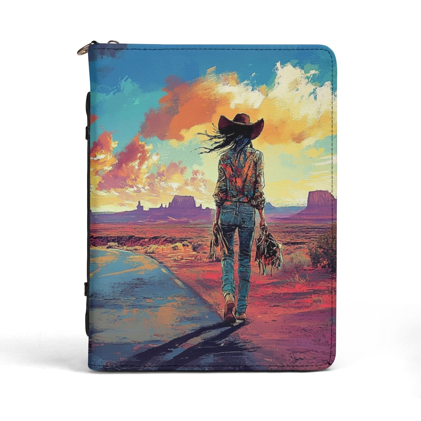 On the Road / Books briefcase with internal pockets