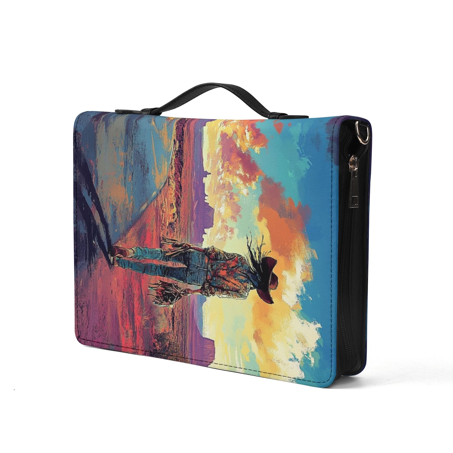 On the Road / Books briefcase with internal pockets