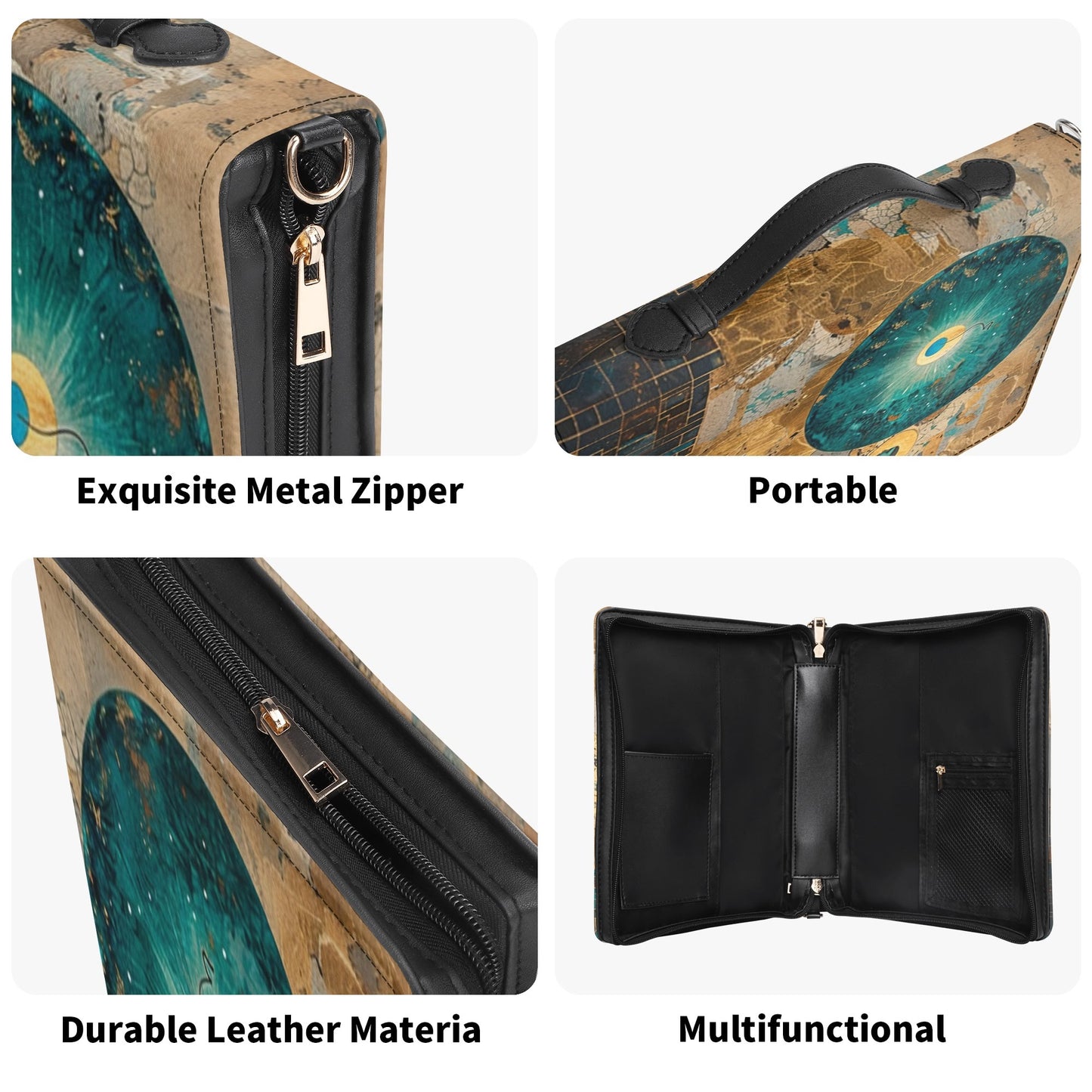The Saint / Briefcase for Sacred Texts with internal pockets