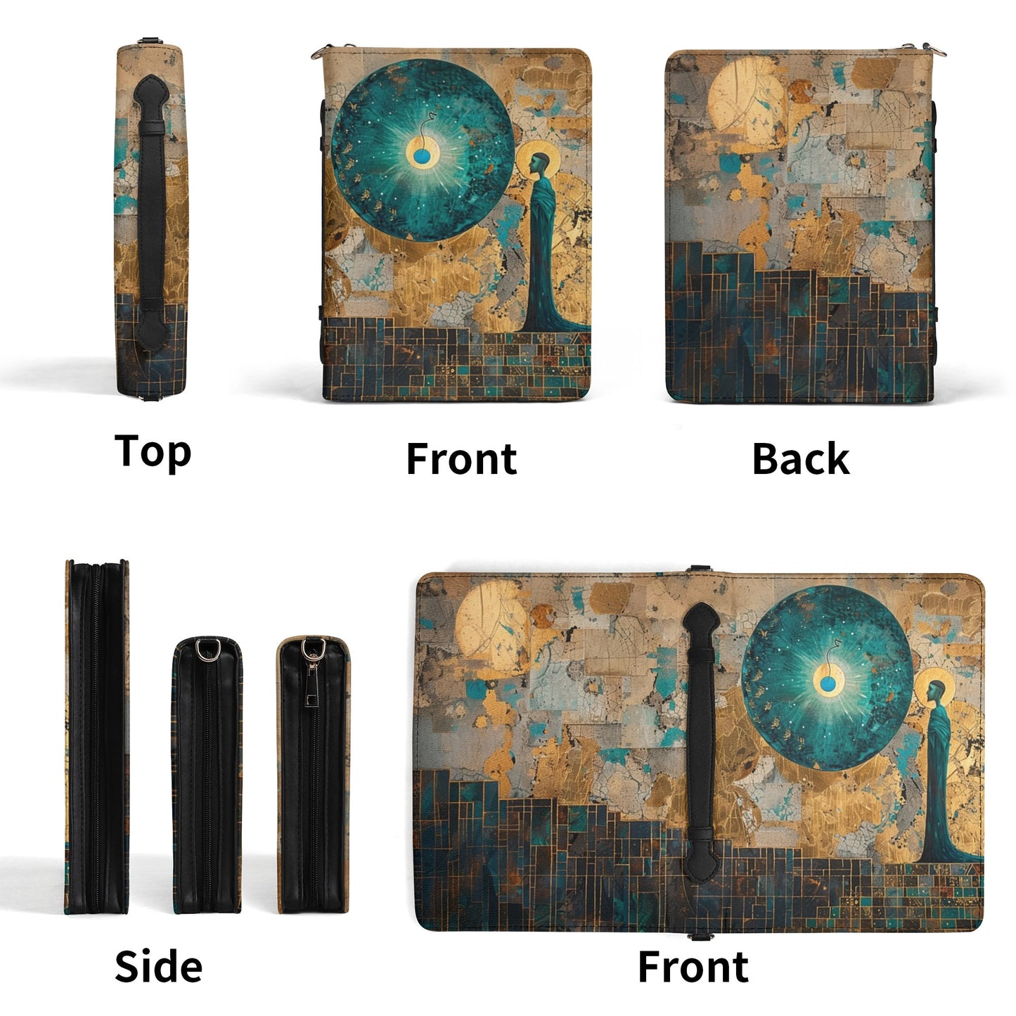 The Saint / Briefcase for Sacred Texts with internal pockets