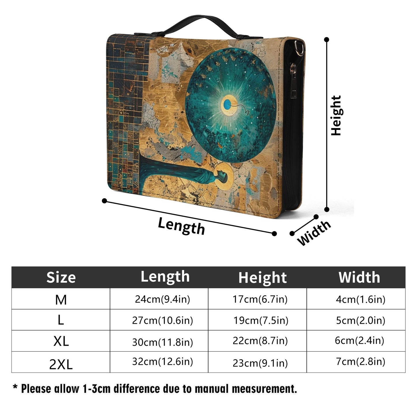 The Saint / Briefcase for Sacred Texts with internal pockets