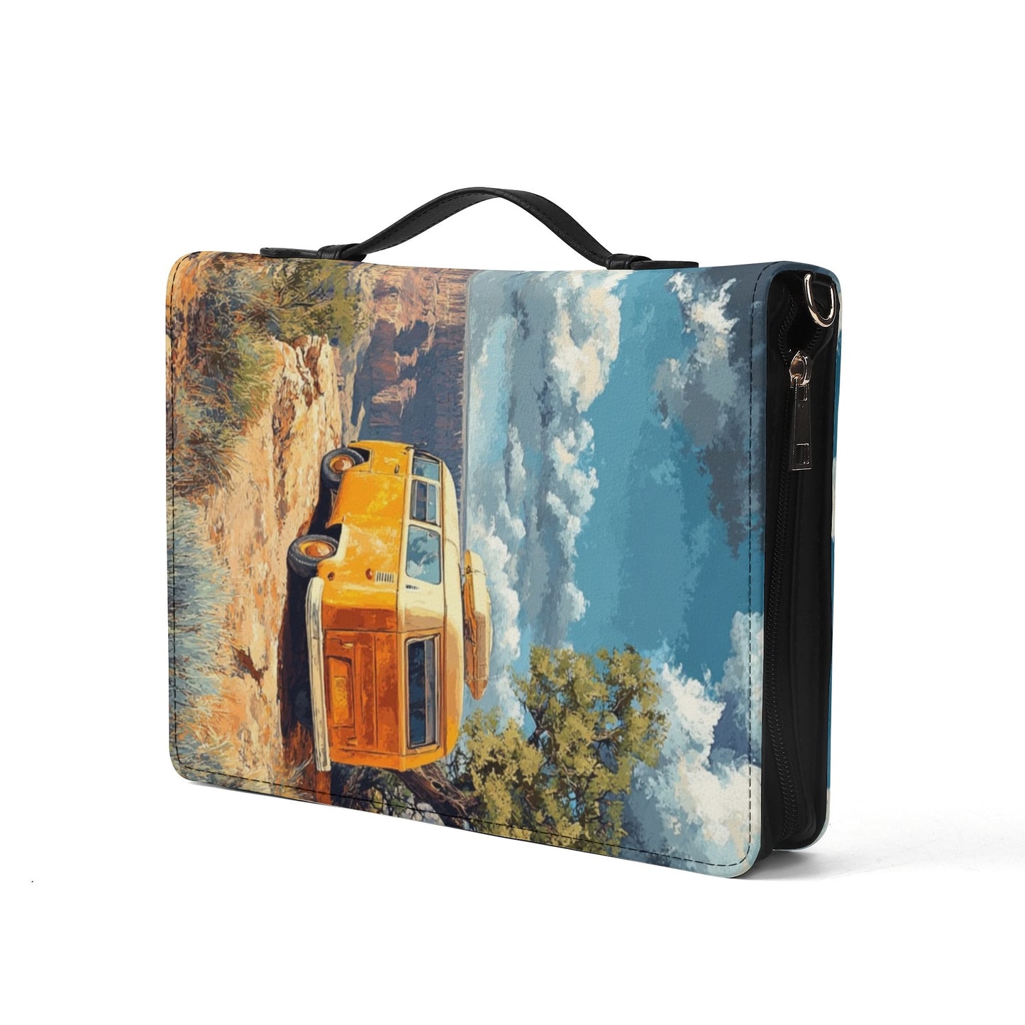 Travel Diary / Books briefcase with internal pockets