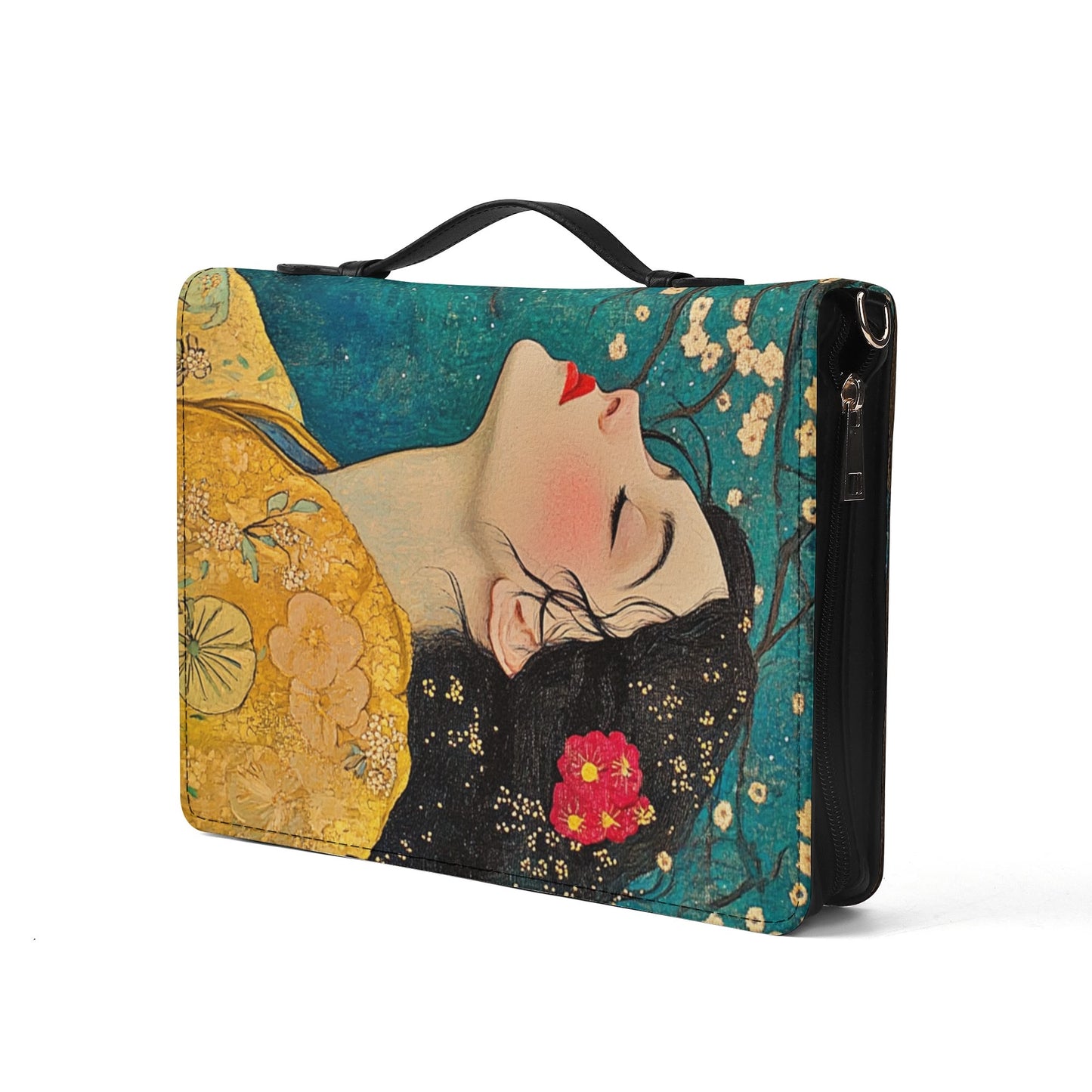 Spring Scent / Books briefcase with internal pockets