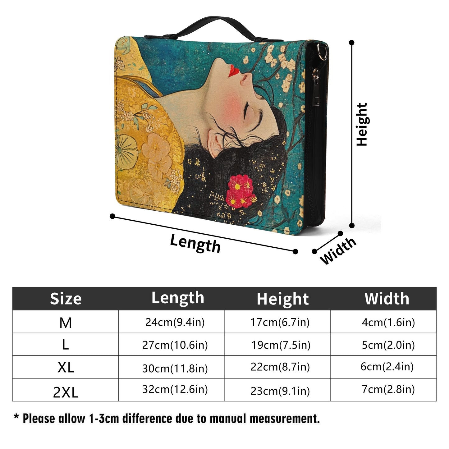 Spring Scent / Books briefcase with internal pockets
