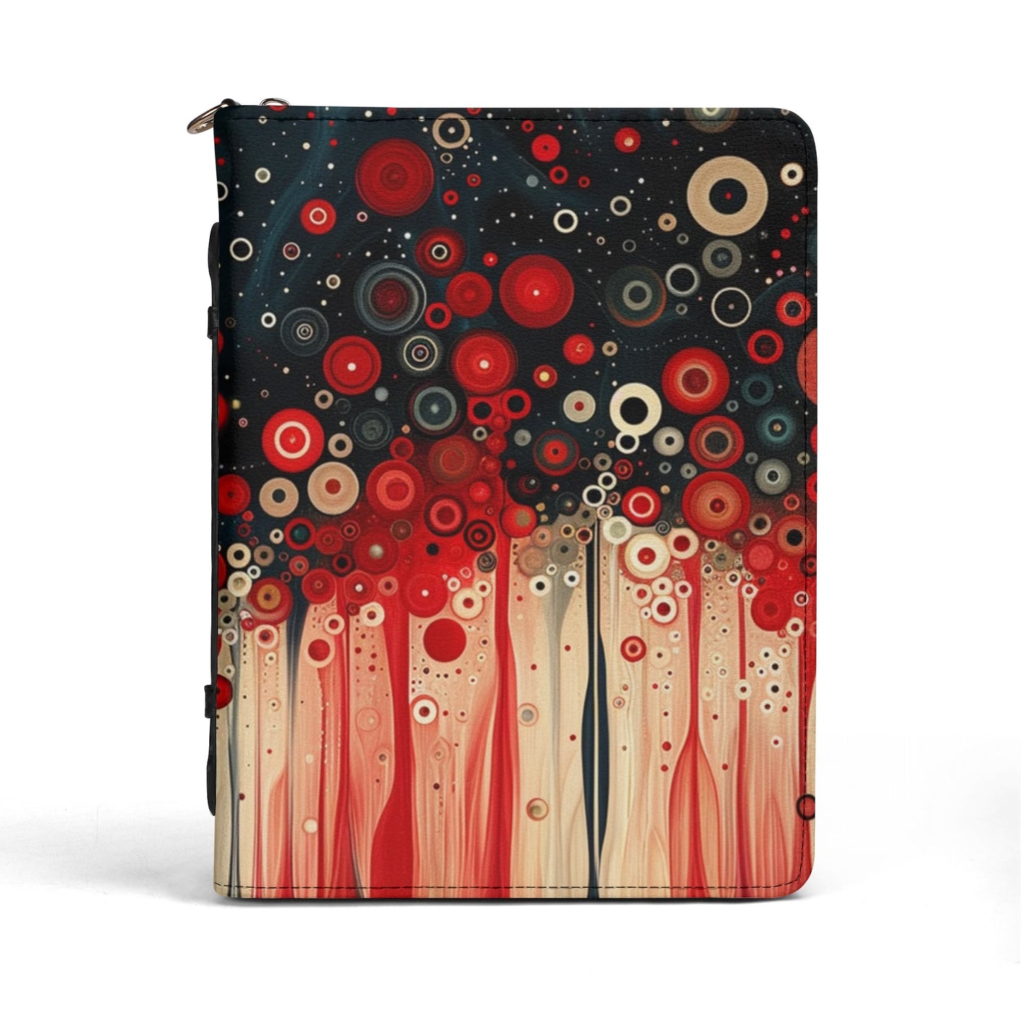 Red Feel / Books briefcase with internal pockets