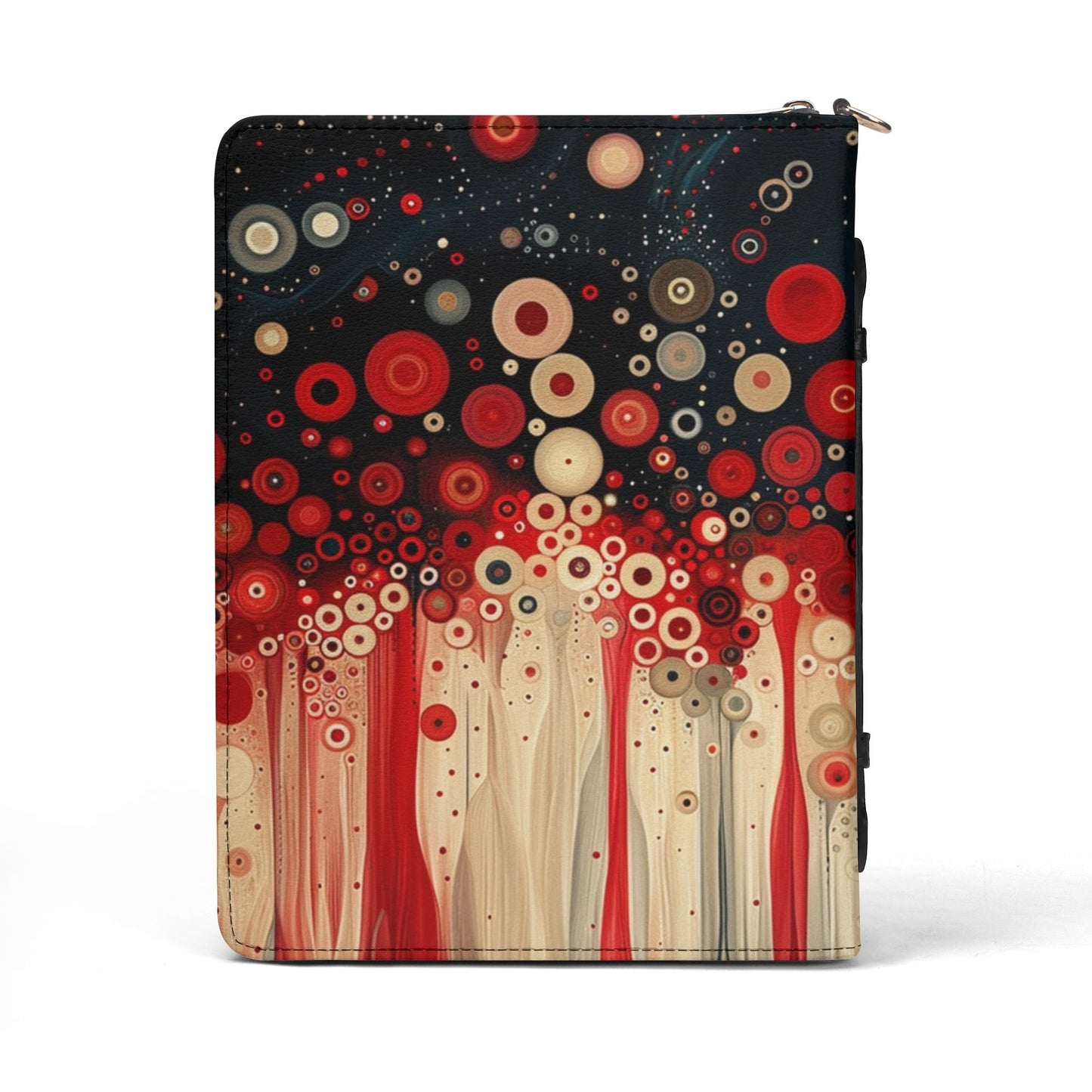 Red Feel / Books briefcase with internal pockets