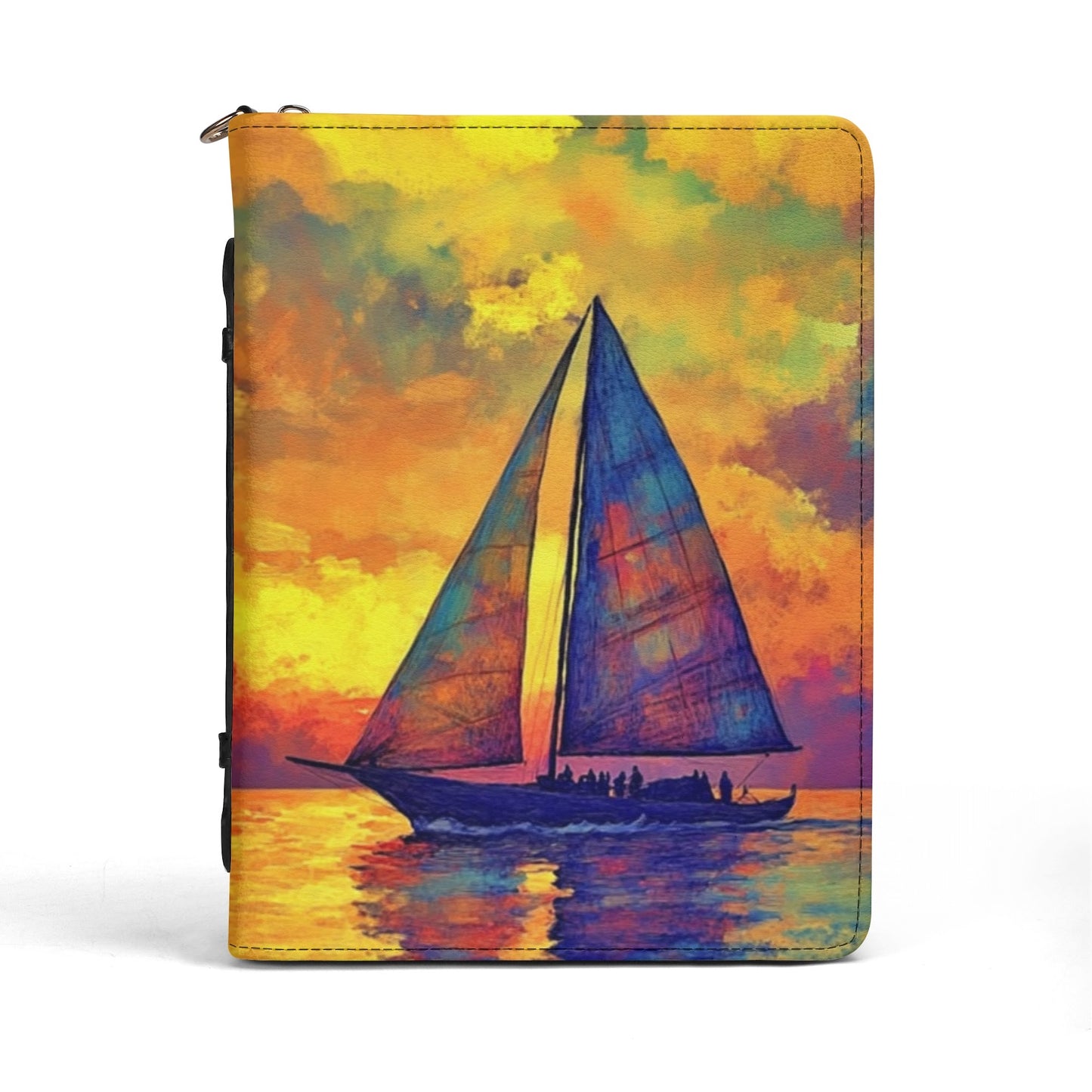 Sailboat Trip / Books briefcase with internal pockets